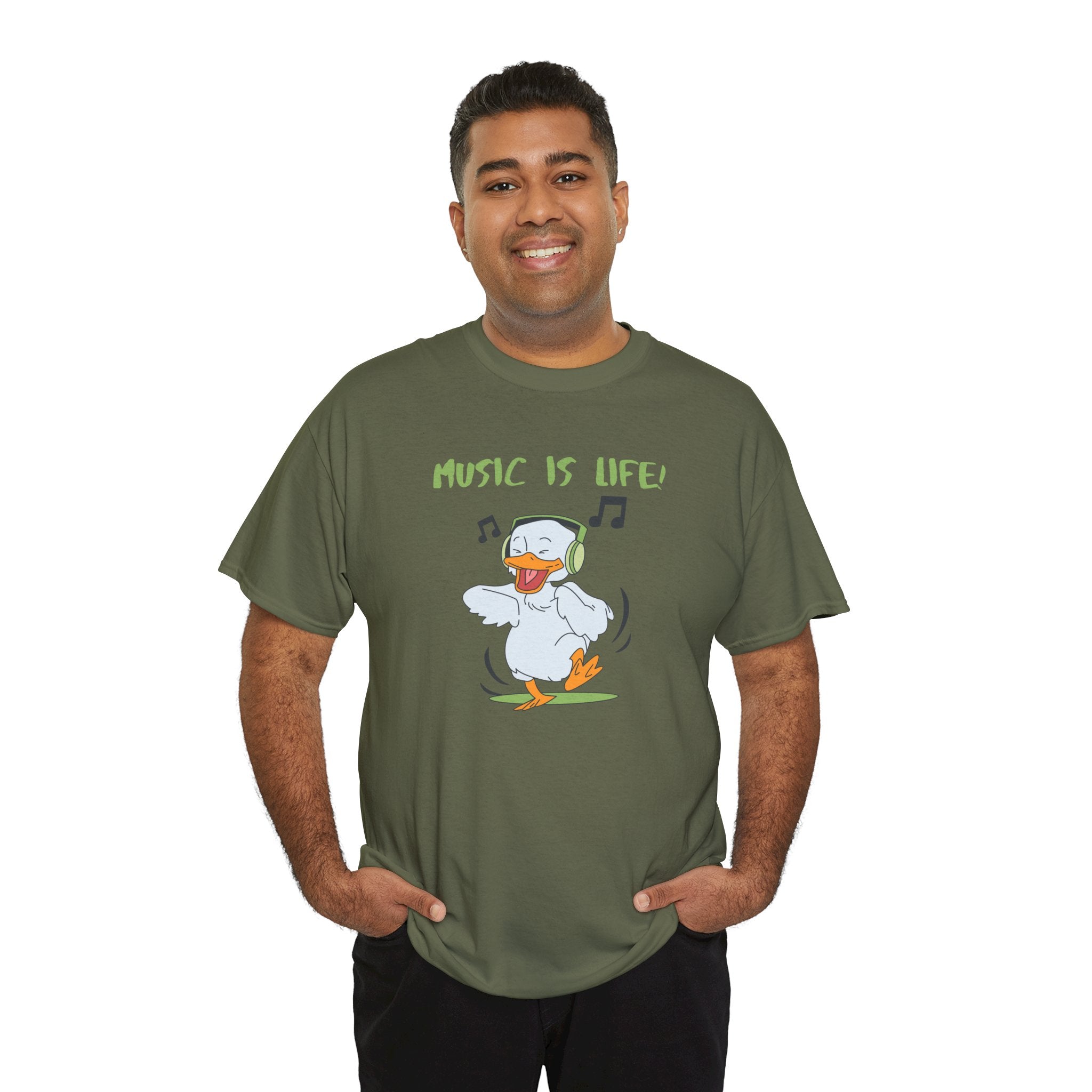 Music Is Life Duck T‑Shirt