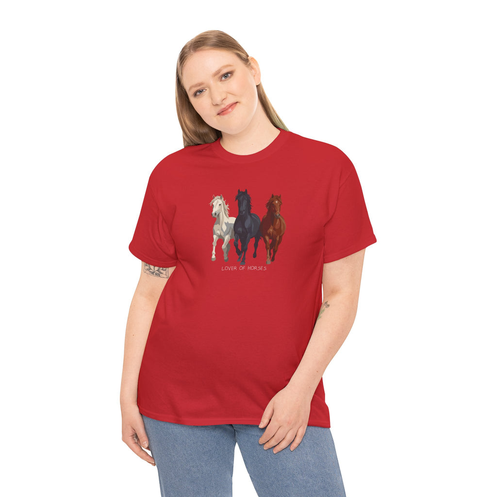 T-Shirt — Three Horses 'Love is Love' Pride Graphic Tee