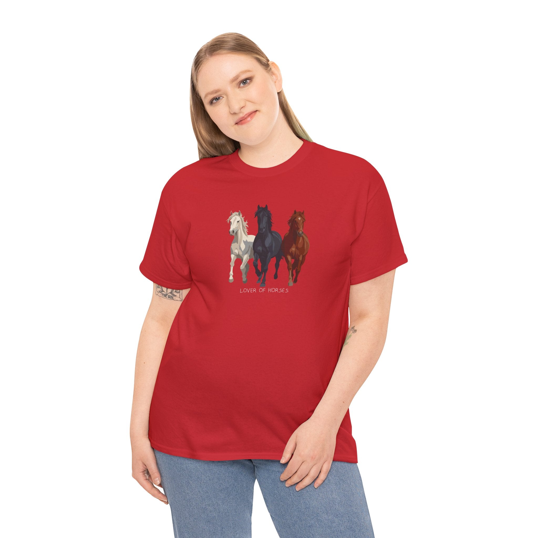 T-Shirt — Three Horses 'Love is Love' Pride Graphic Tee