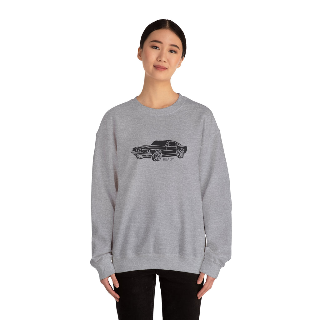 Classic Mustang Outline Crewneck Sweatshirt