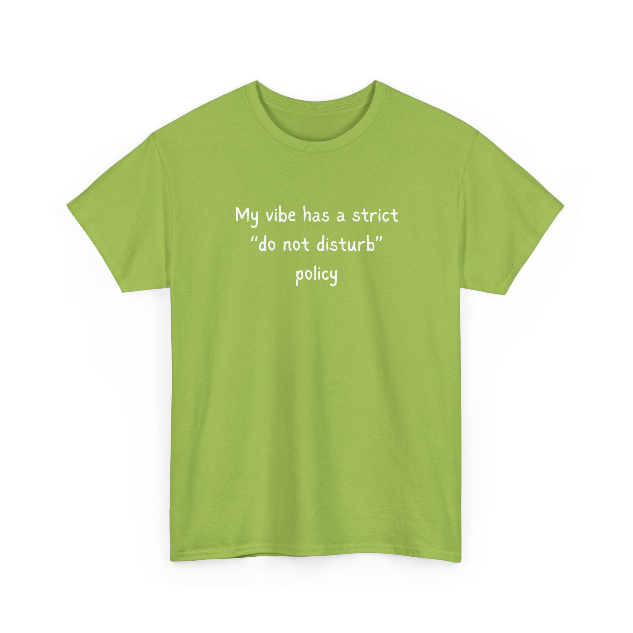 Do Not Disturb Tee — “My vibe has a strict ‘do not disturb’ policy” Graphic T-Shirt