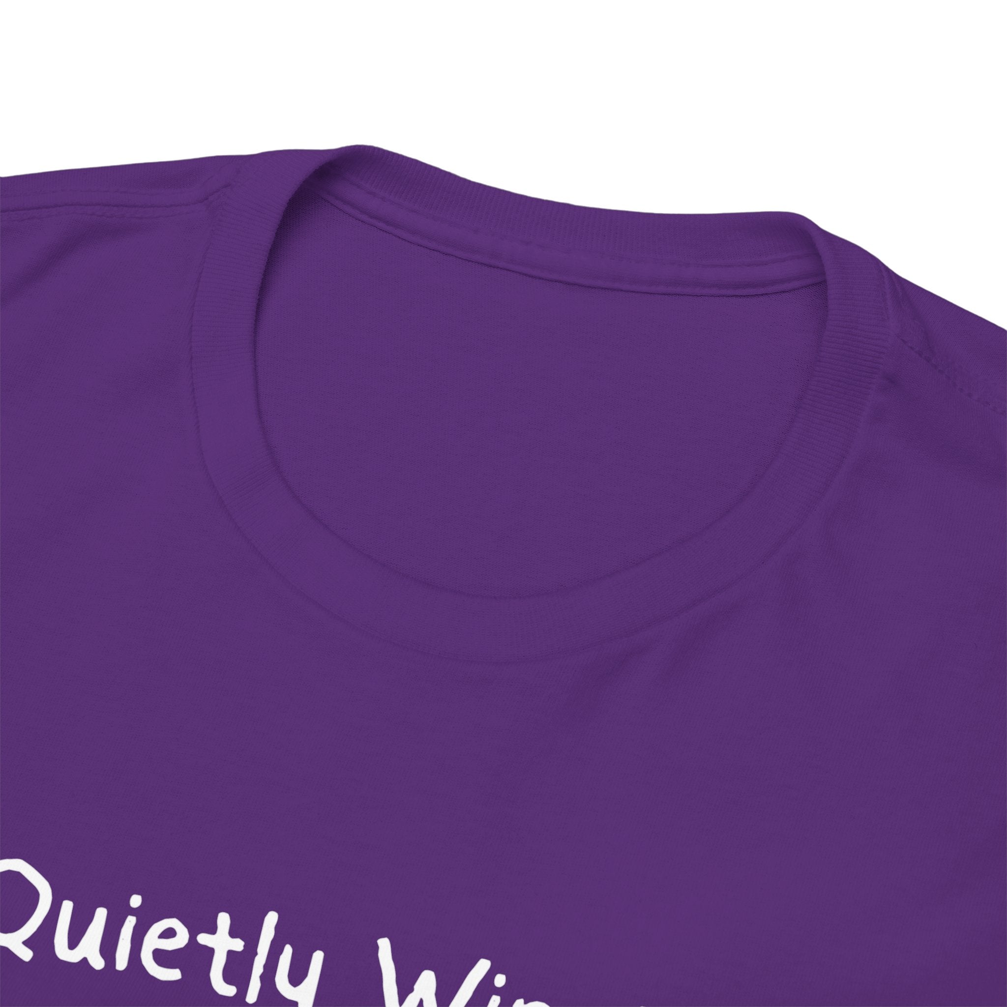 Quietly Winning T-Shirt — Minimalist Motivational Tee