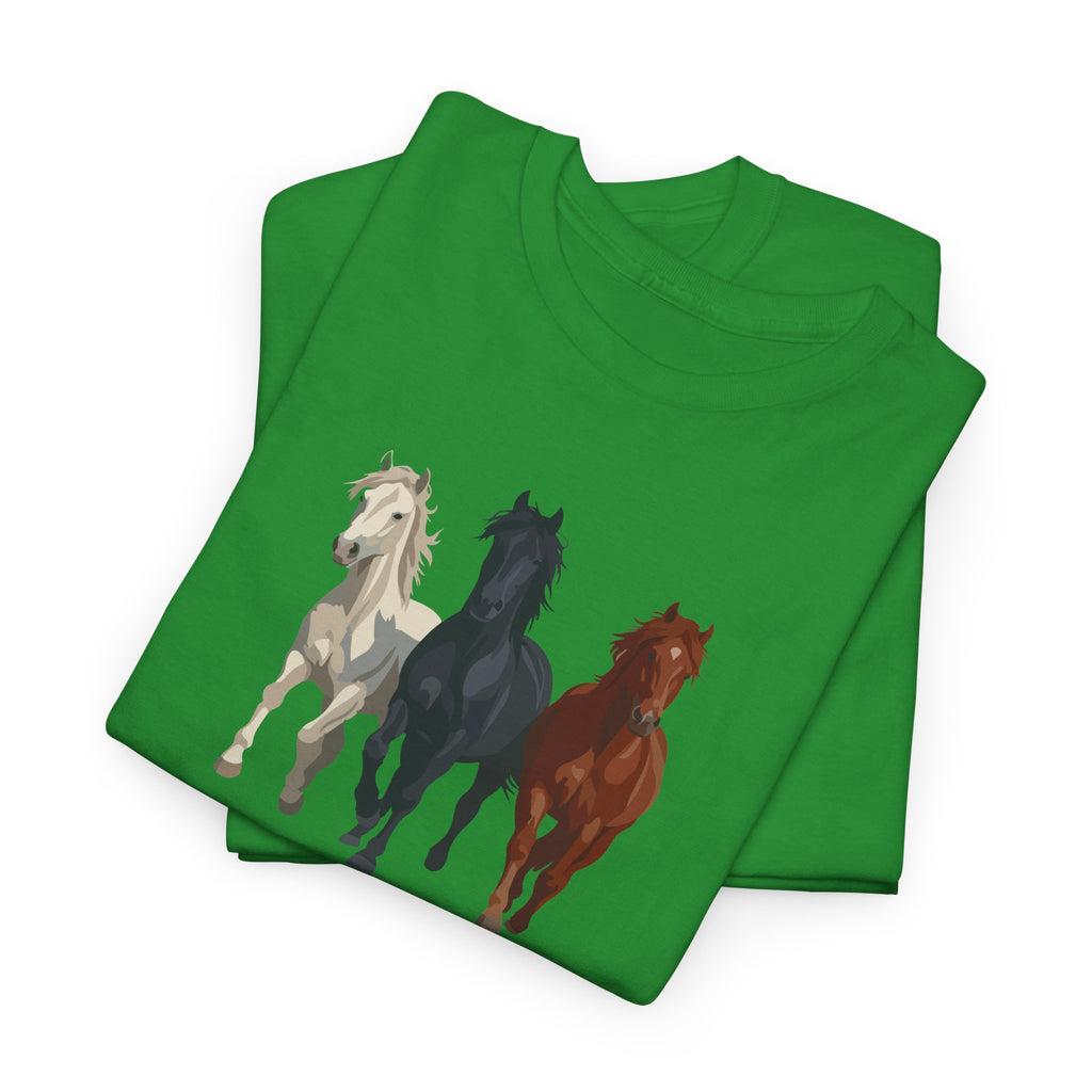 T-Shirt — Three Horses 'Love is Love' Pride Graphic Tee