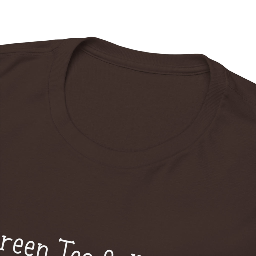 Green Tea & Honey Tee — Minimalist Tea Lover T-Shirt