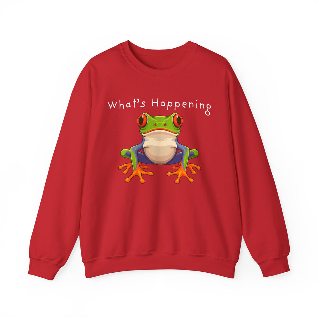 What's Happening Frog Crewneck Sweatshirt