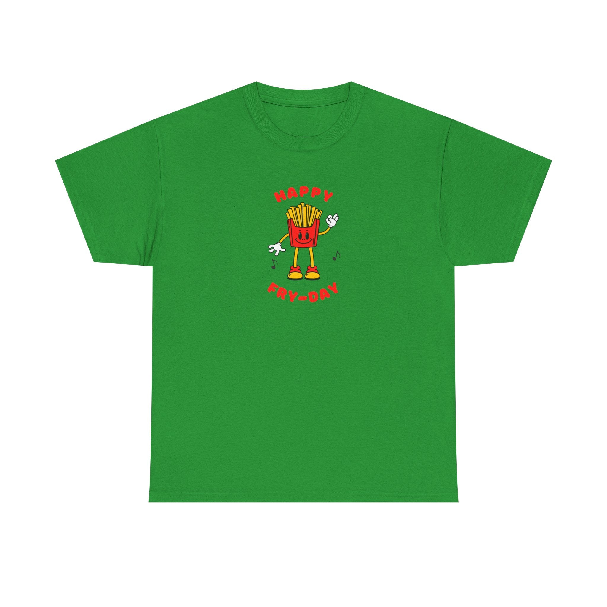 Happy Fry-Day T-Shirt — Cute Dancing Fries Graphic Tee