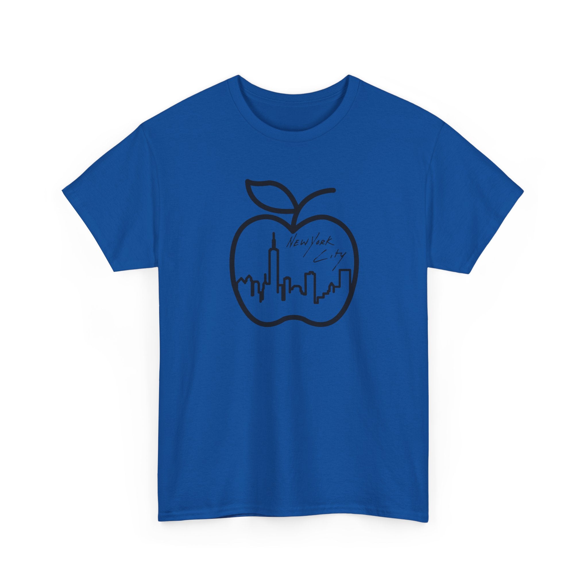 NYC Apple Skyline T‑Shirt — New York City Skyline Graphic Tee