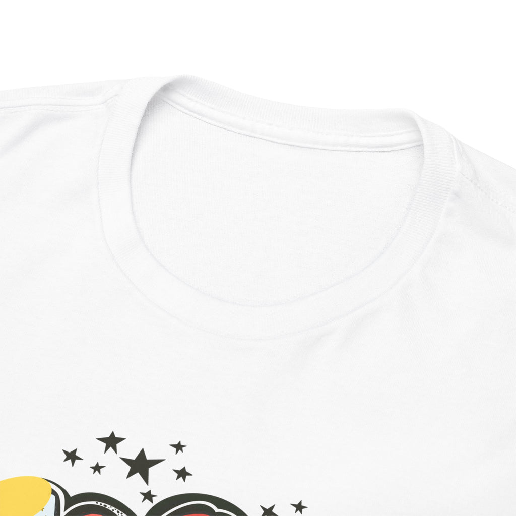 Love Heart Graphic Tee — Retro Doodle "LOVE" Design