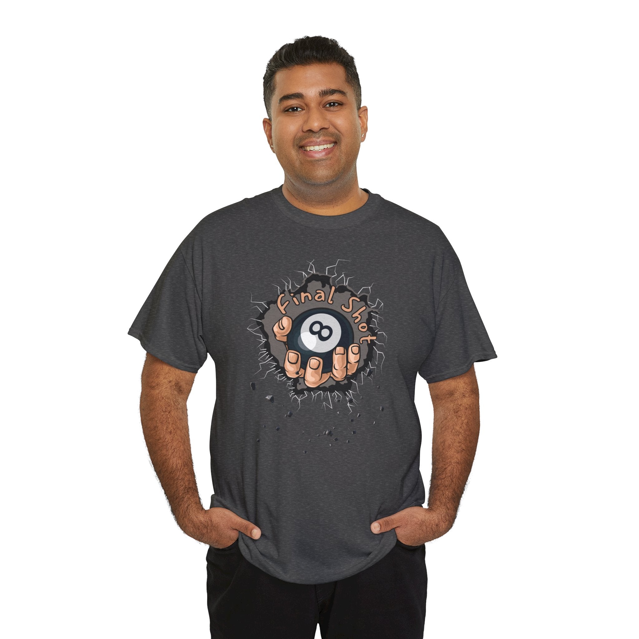 Eight Ball Pocket Tee — "Final Say" Billiards Graphic Shirt