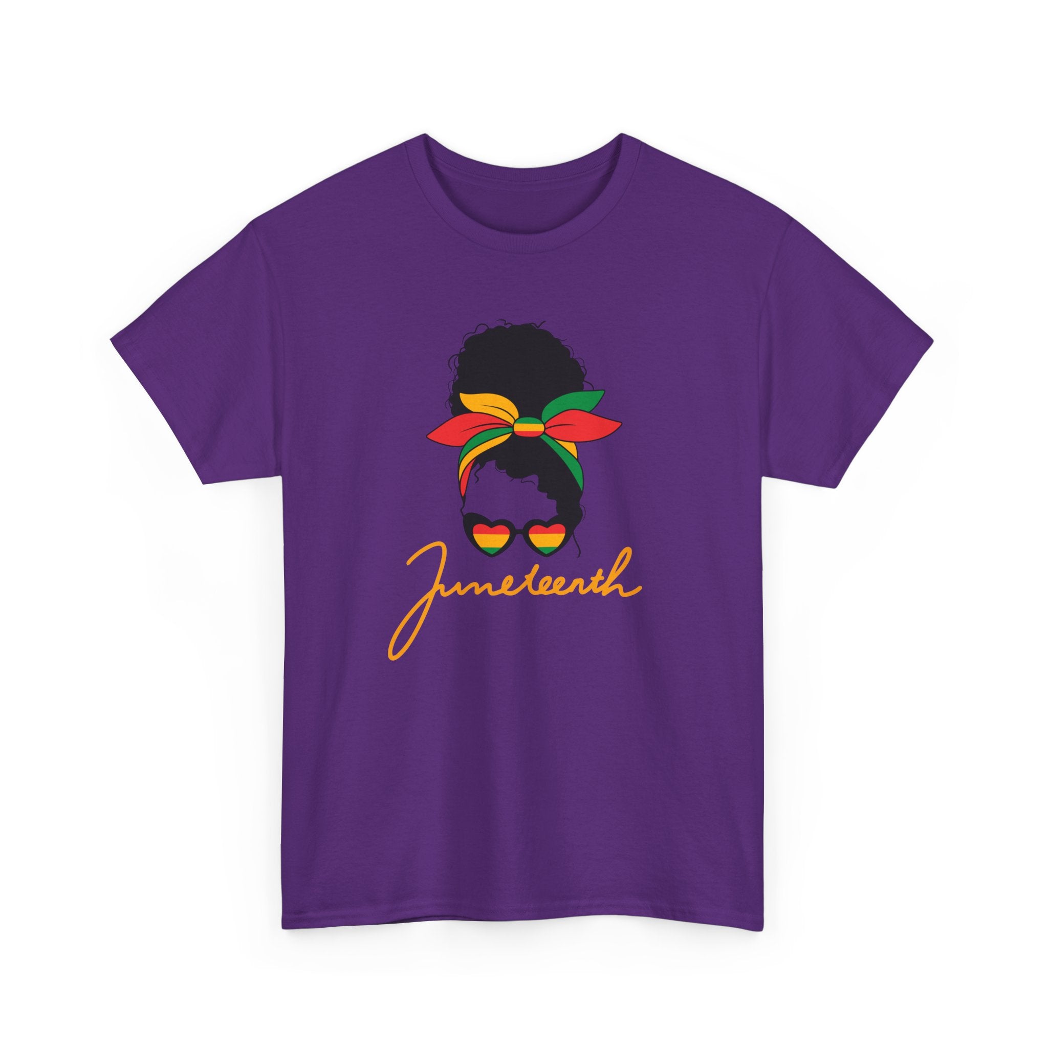 Juneteenth Afro Puff Tee — Juneteenth Celebration T-Shirt