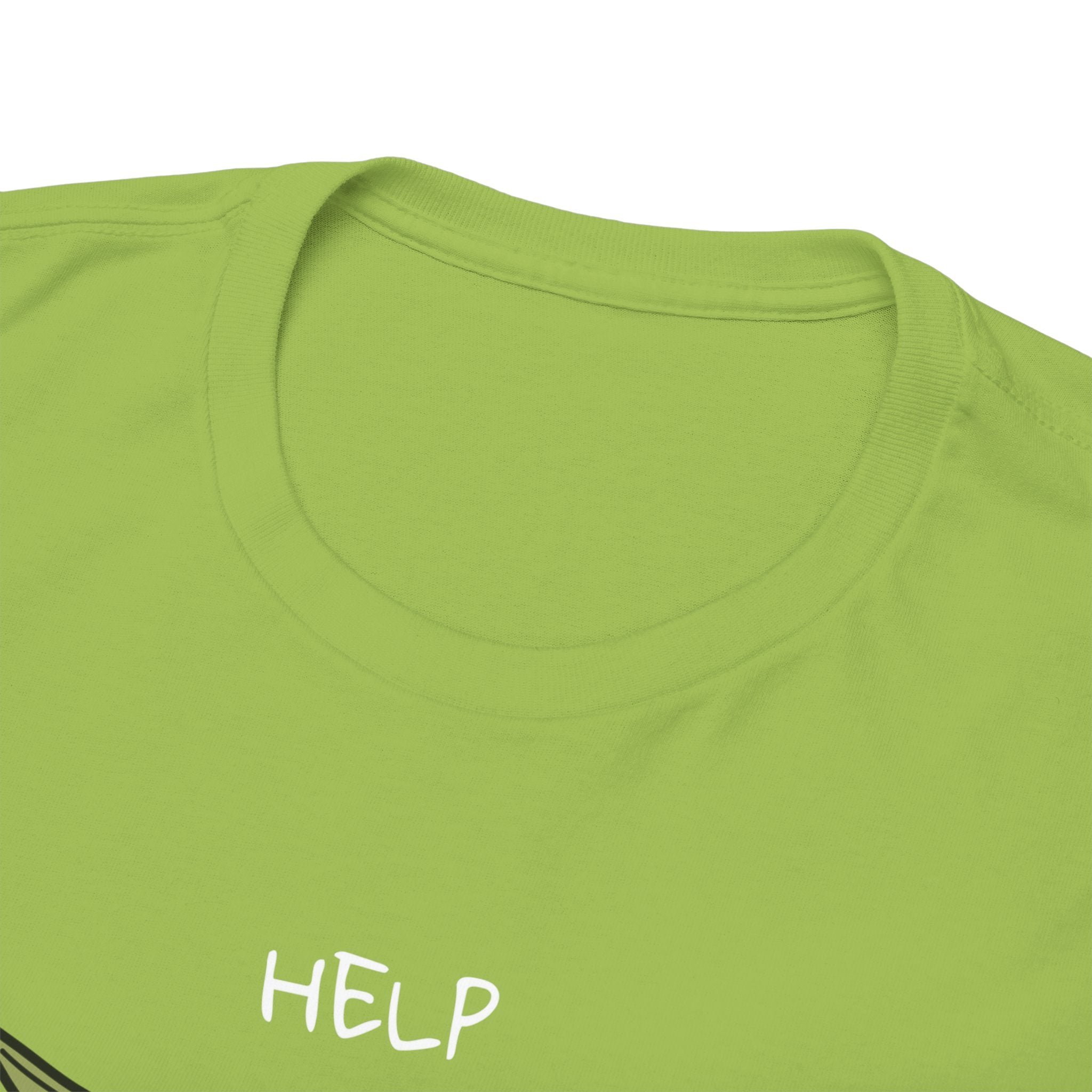 Help Fish Graphic Tee — “Everything was fine... until it wasn't” Funny Dark Humor Shirt