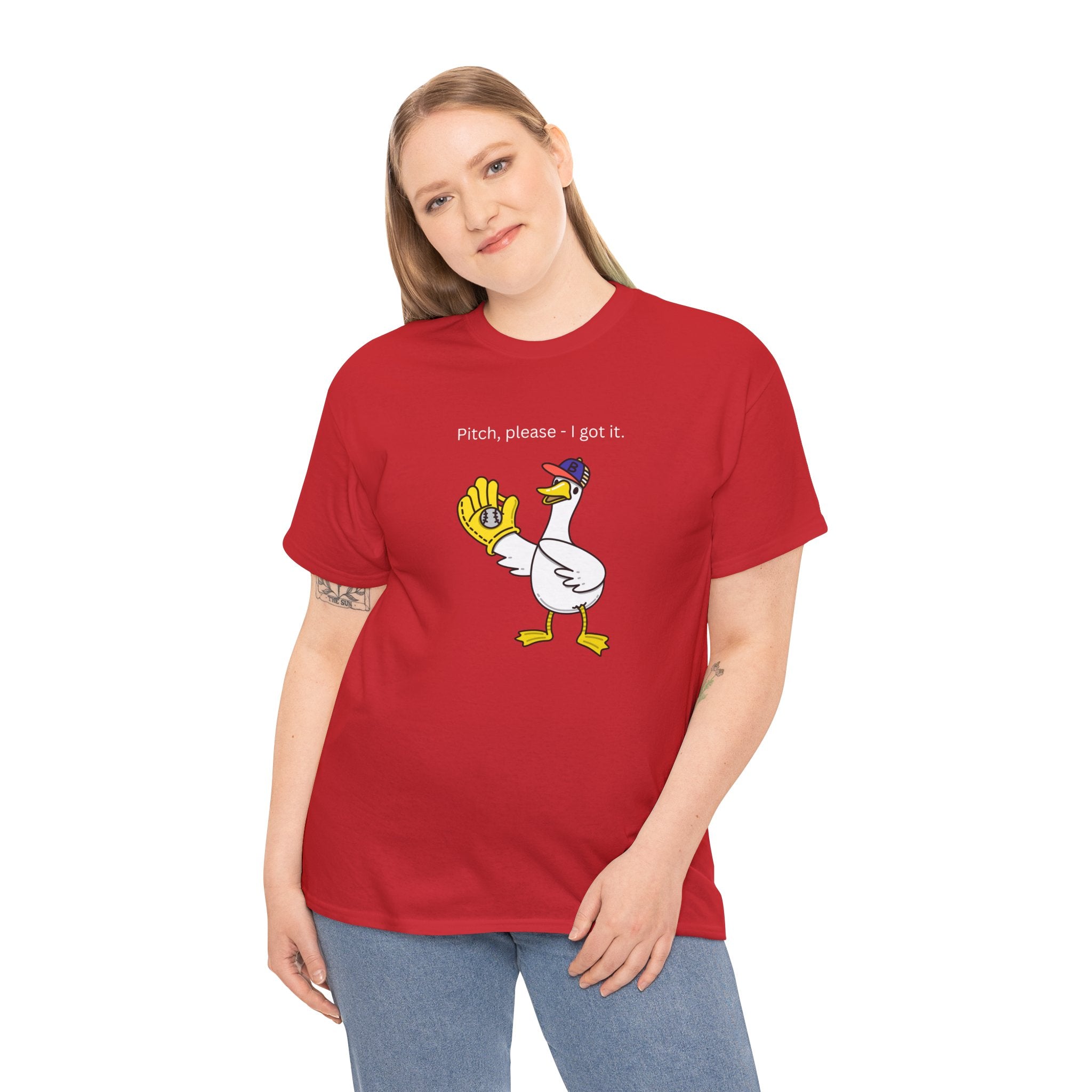 I Got It Baseball Duck T‑Shirt — Funny Catcher Graphic Tee