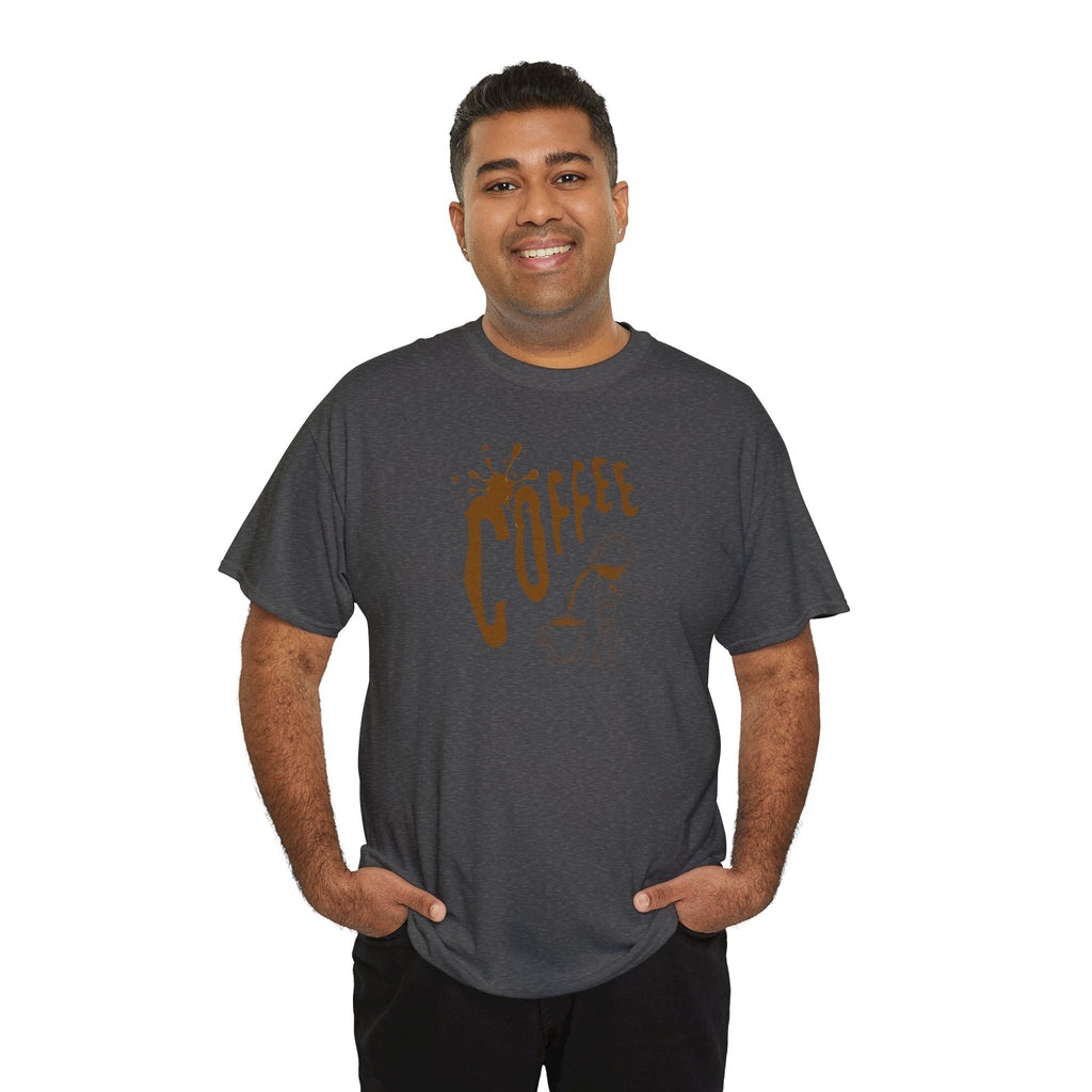 Coffee Splash T‑Shirt — Retro Coffee Typography Tee