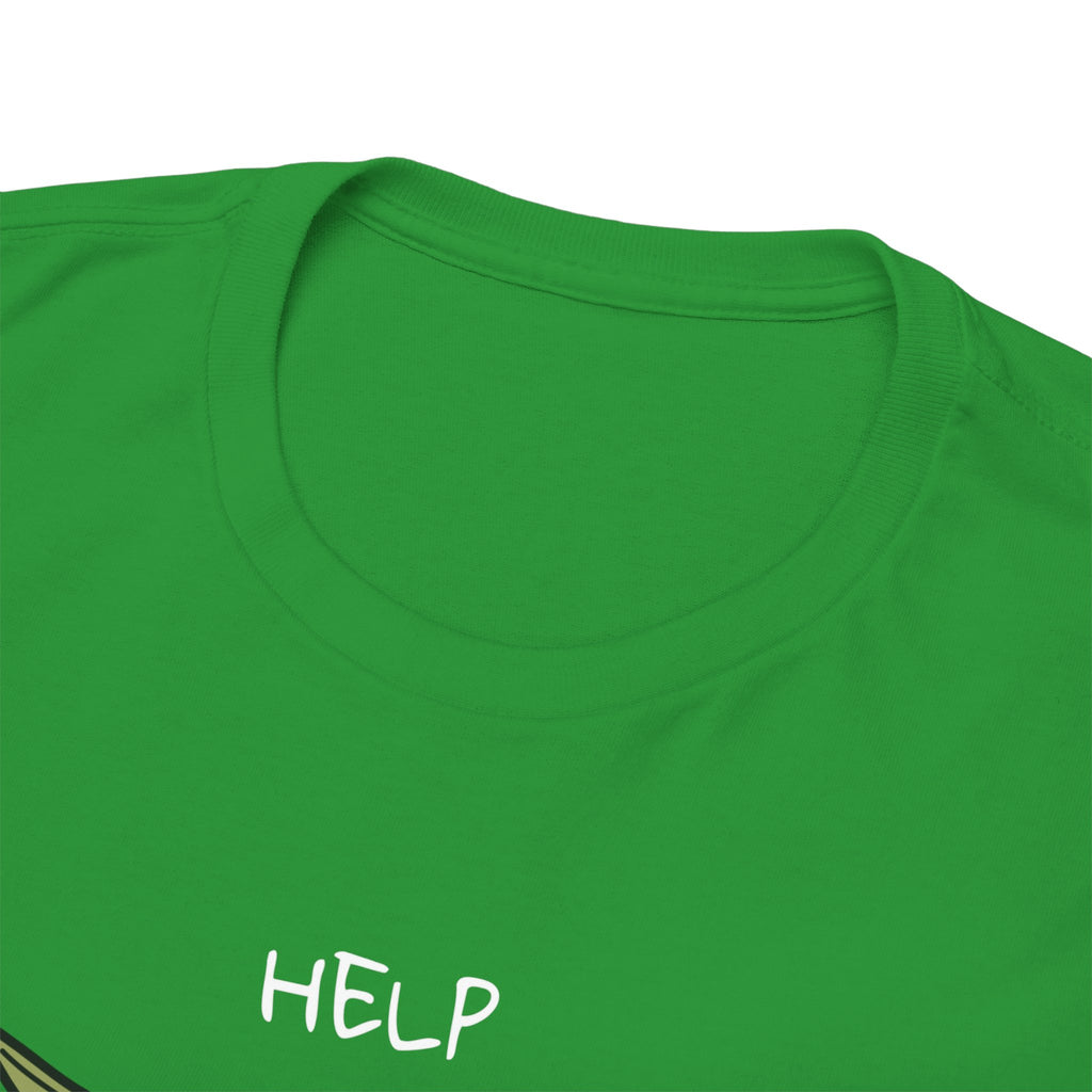 Help Fish Graphic Tee — “Everything was fine... until it wasn't” Funny Dark Humor Shirt