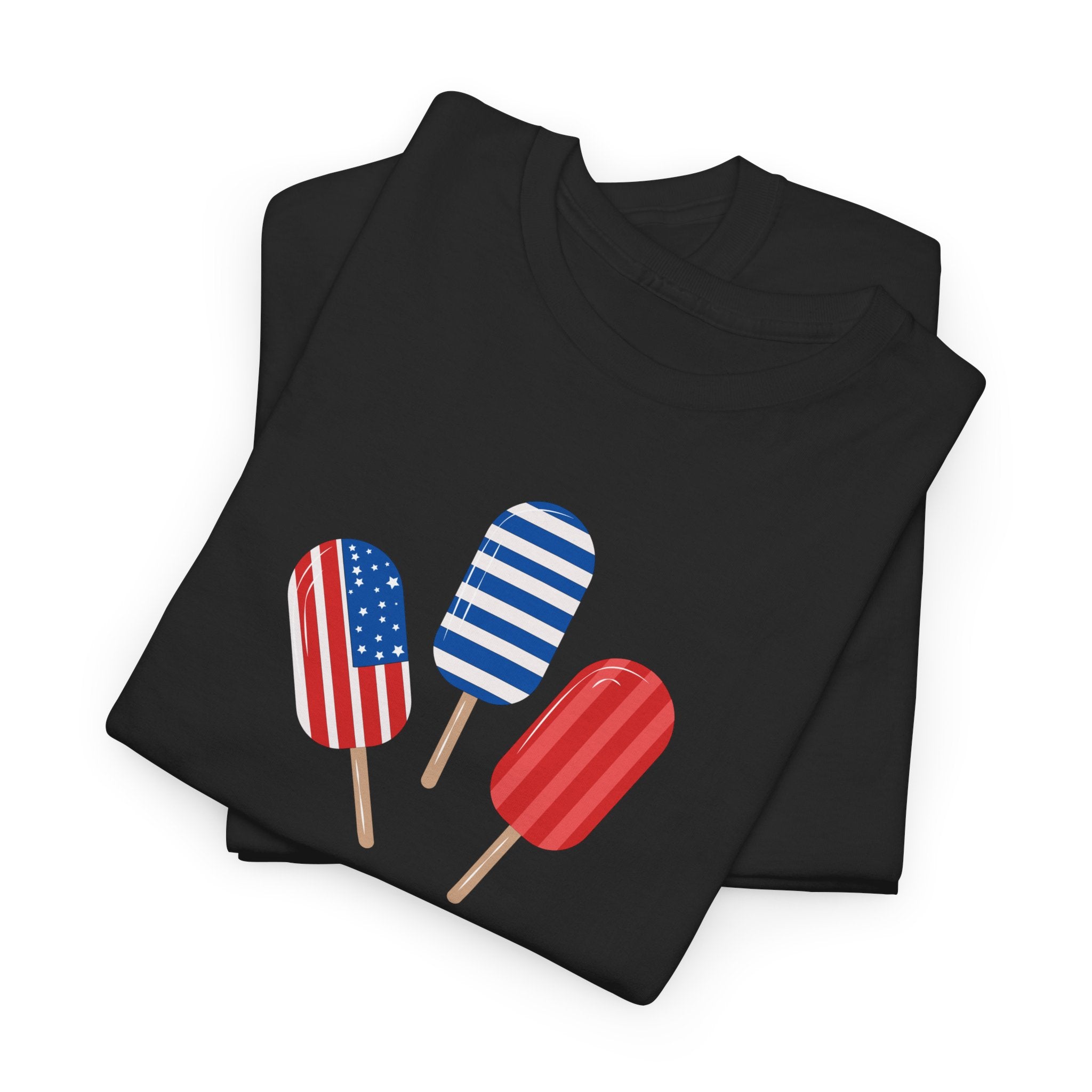 Patriotic Popsicle Tee – "Red, White & Cool" 4th of July T-Shirt