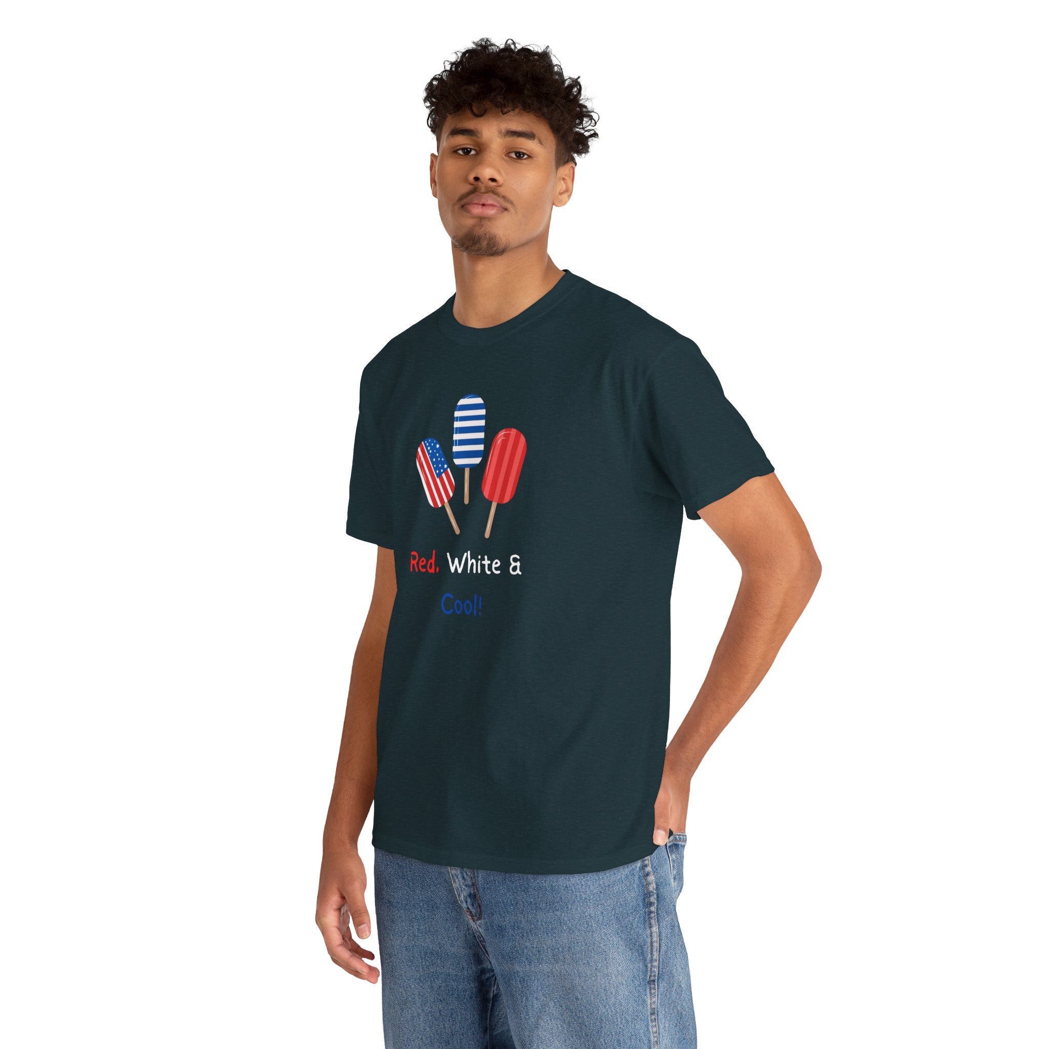 Patriotic Popsicle Tee – "Red, White & Cool" 4th of July T-Shirt