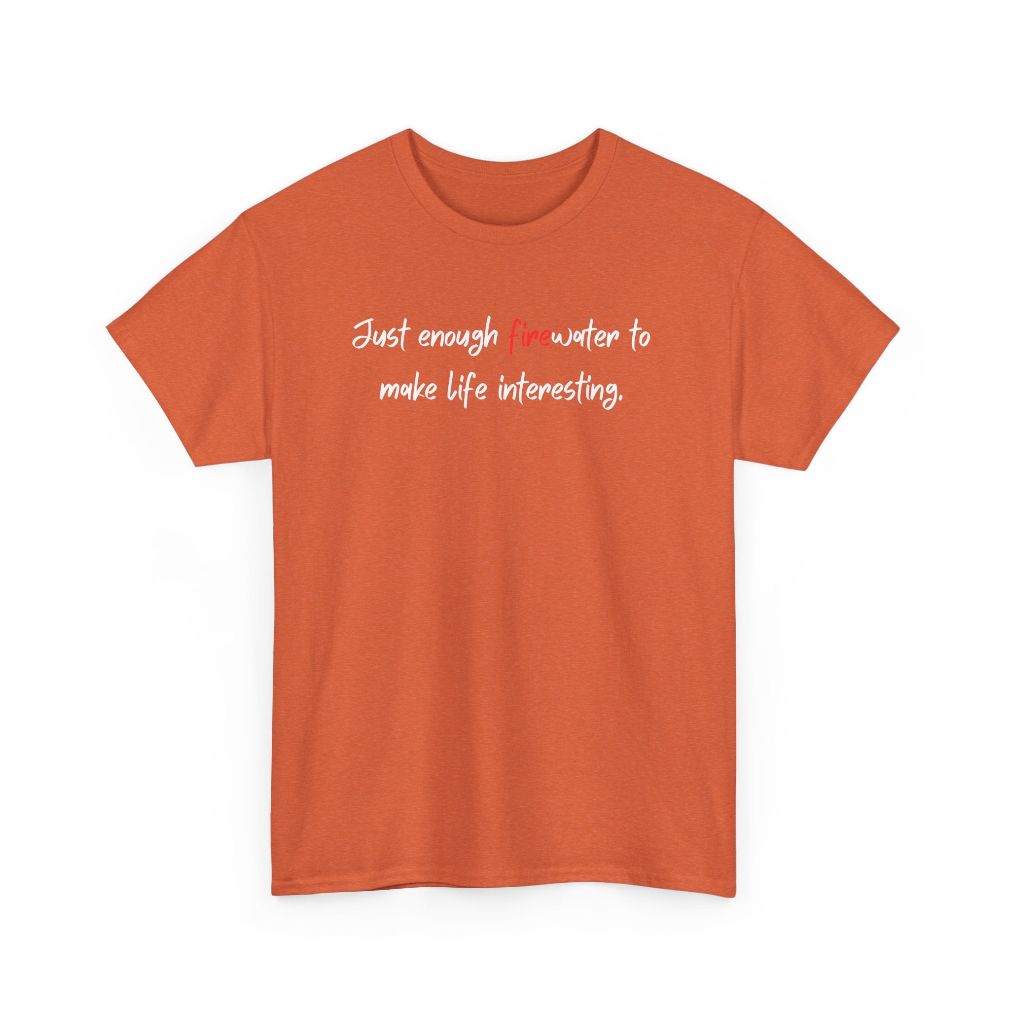 T-Shirt — Minimal 'fine' Chest Embroidered Graphic Tee