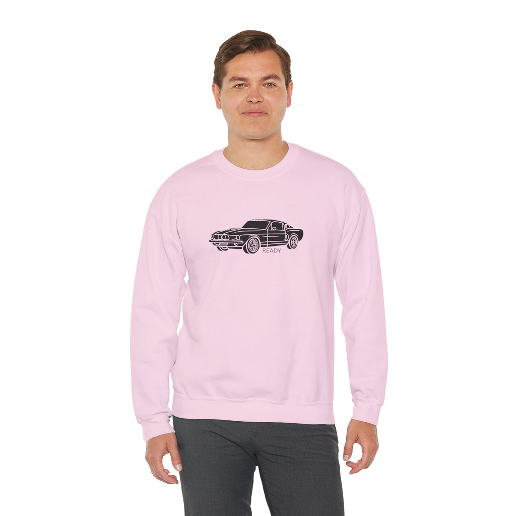Classic Mustang Outline Crewneck Sweatshirt
