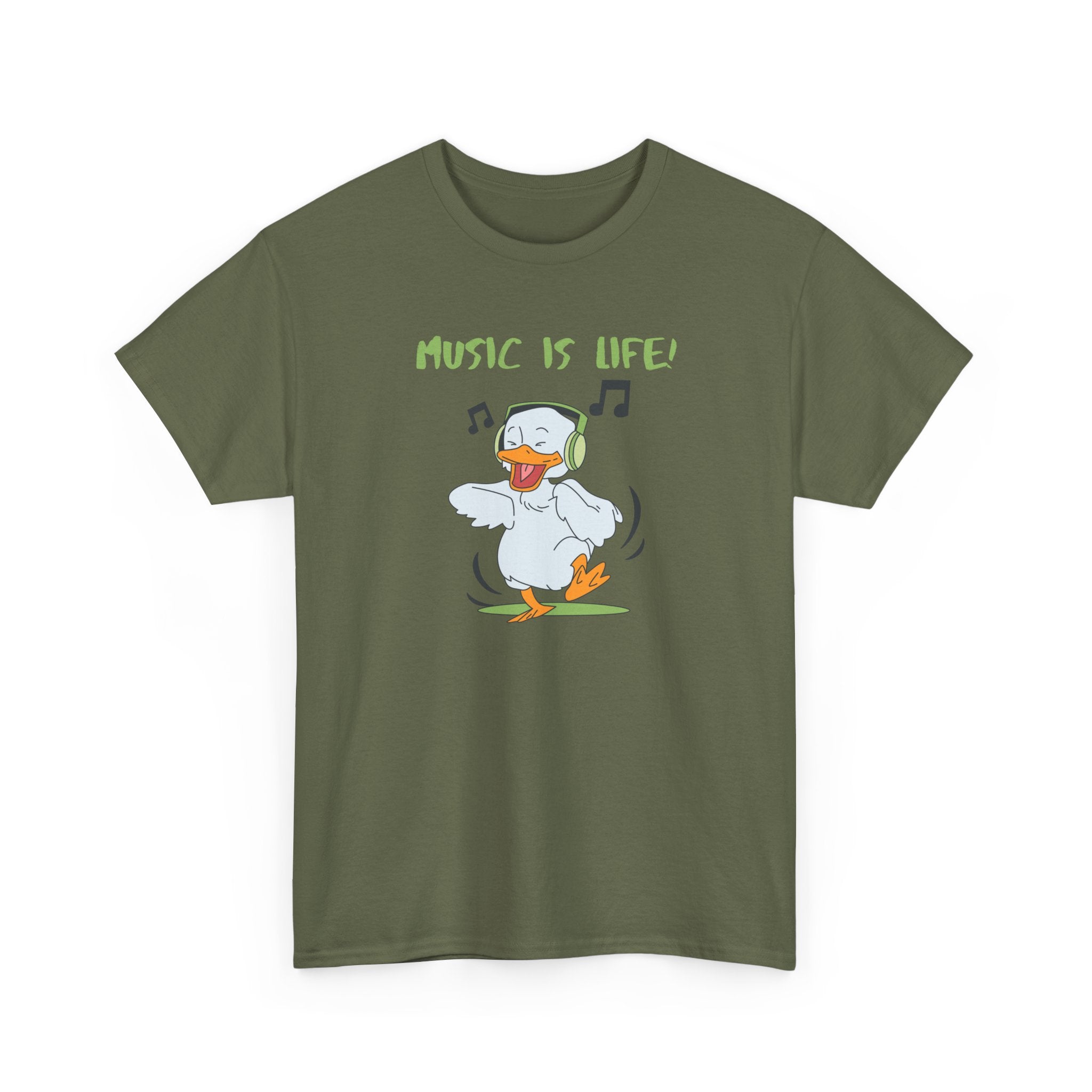 Music Is Life Duck T‑Shirt