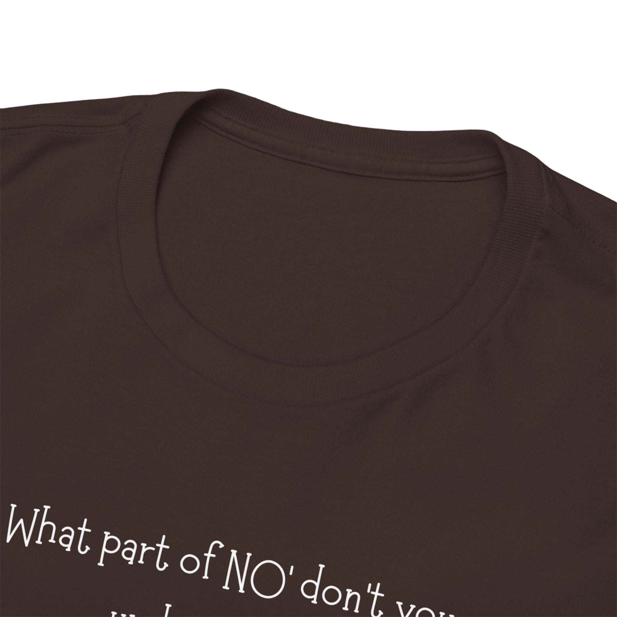 Duck Cartoon Tee – “What part of NO? don’t you understand?" Funny Graphic T‑Shirt