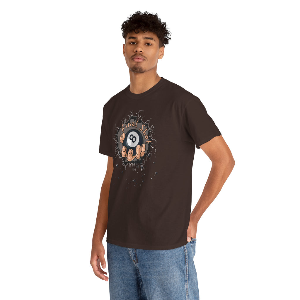 Eight Ball Pocket Tee — "Final Say" Billiards Graphic Shirt