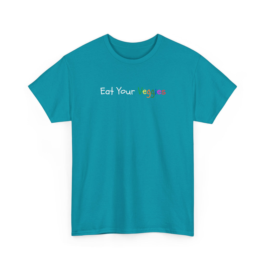 Eat Your Veggies T-Shirt — Colorful Kids & Adult Veggie Reminder Tee
