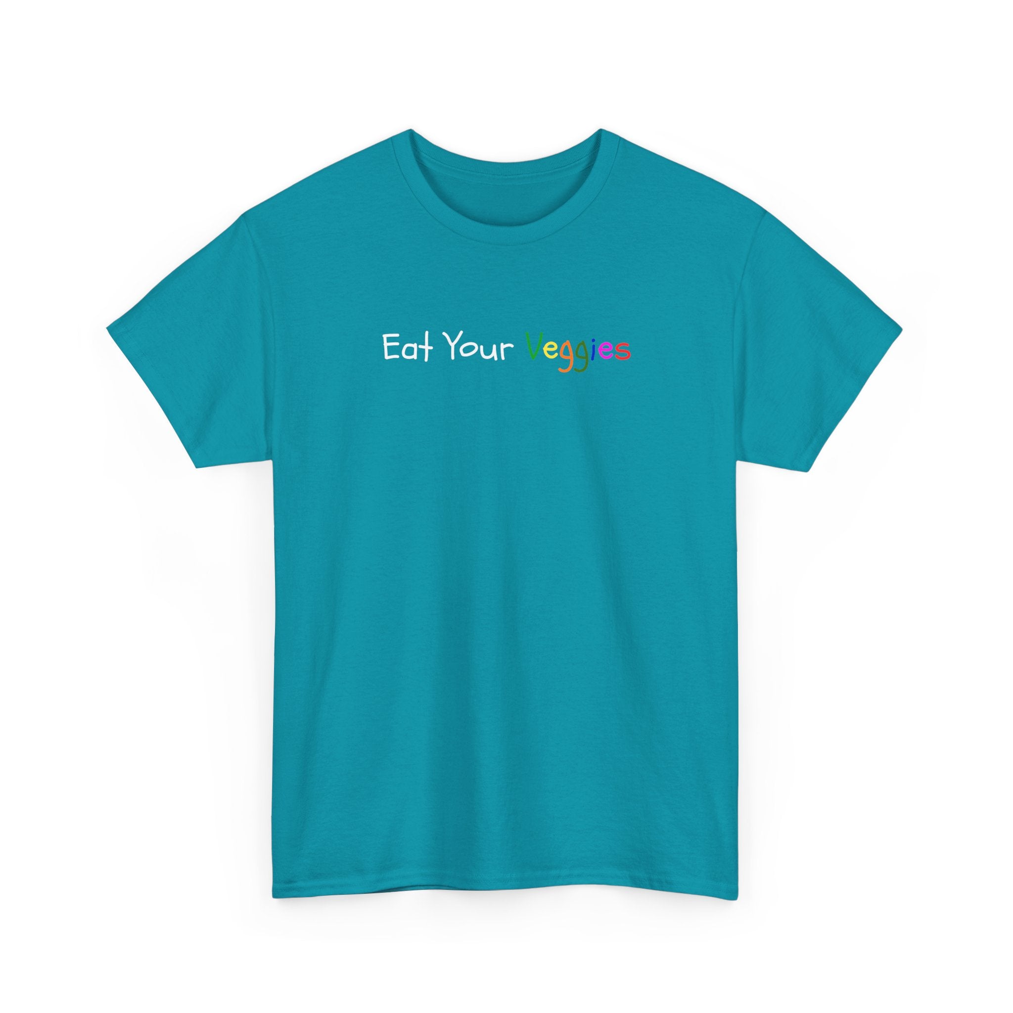 Eat Your Veggies T-Shirt — Colorful Kids & Adult Veggie Reminder Tee