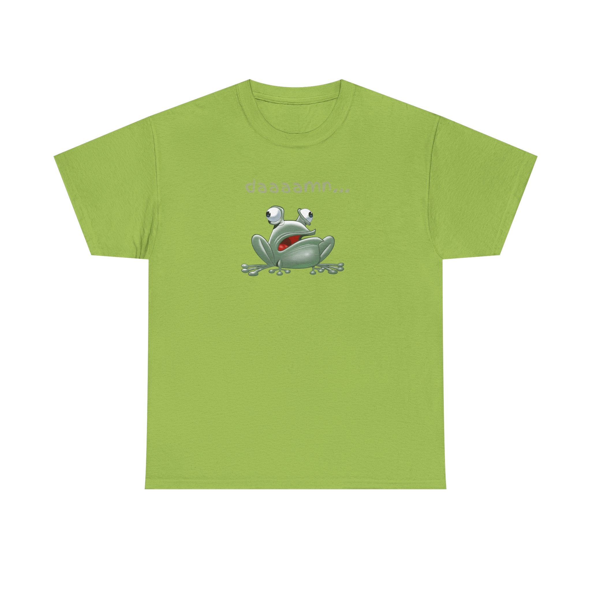 Frog "daaaamn..." T-Shirt — Funny Relaxed Frog Graphic Tee