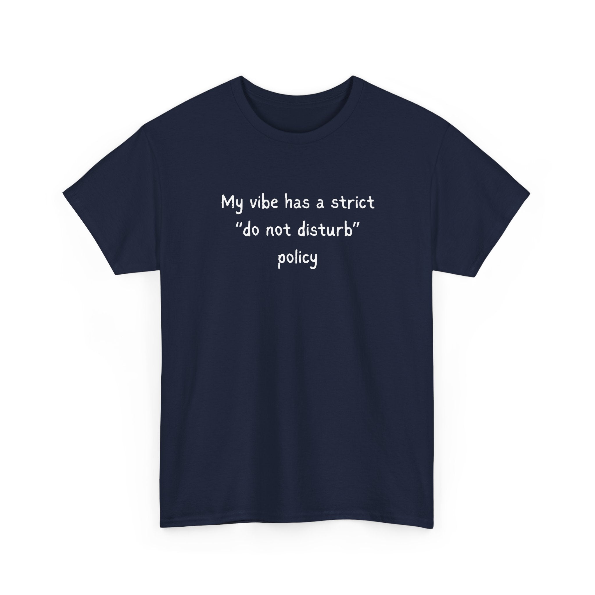 Do Not Disturb Tee — “My vibe has a strict ‘do not disturb’ policy” Graphic T-Shirt
