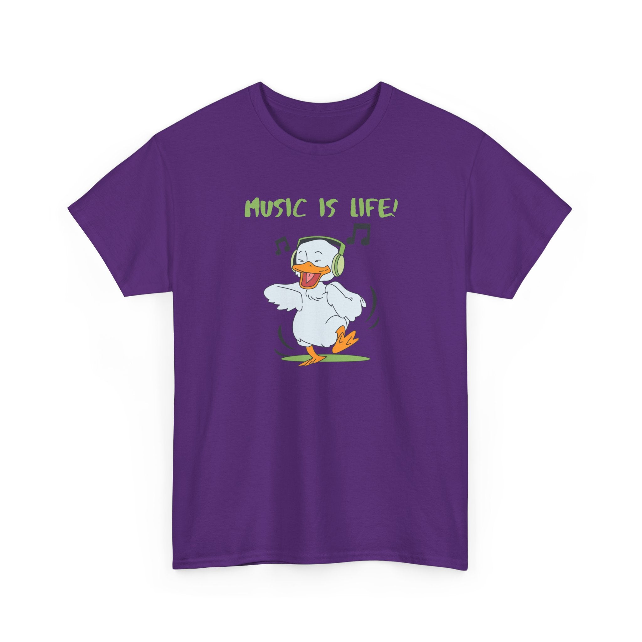 Music Is Life Duck T‑Shirt