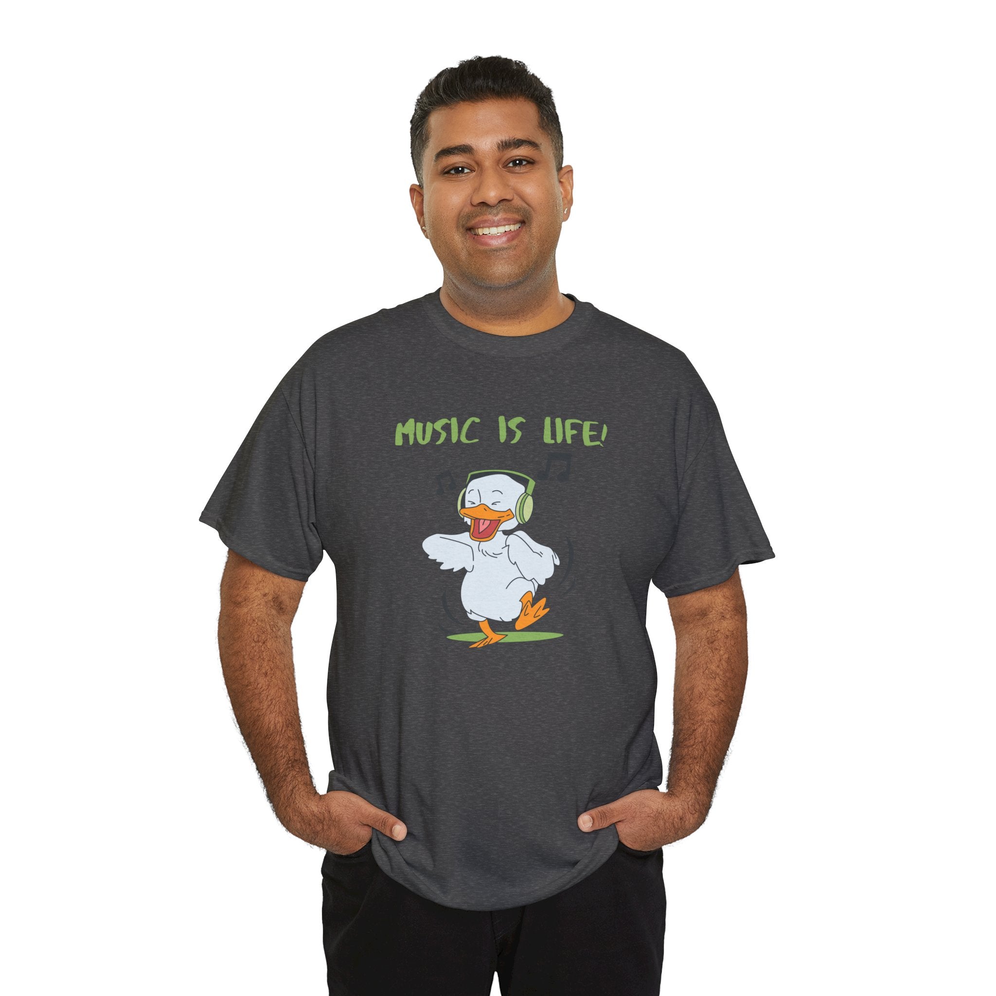 Music Is Life Duck T‑Shirt