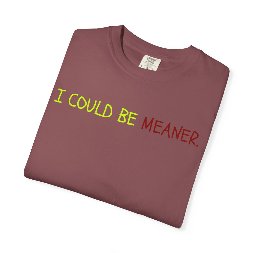 Comfort colors 1717 Template 1768370712592-I-COULD-BE-MEANER