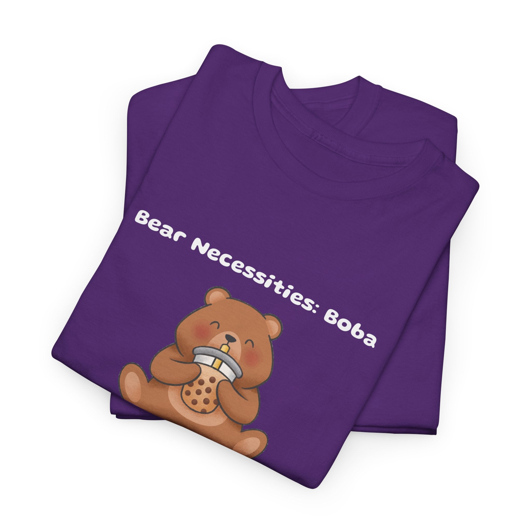 Bear Necessities: Boba Tee — Cute Bubble Tea Bear Graphic T-Shirt