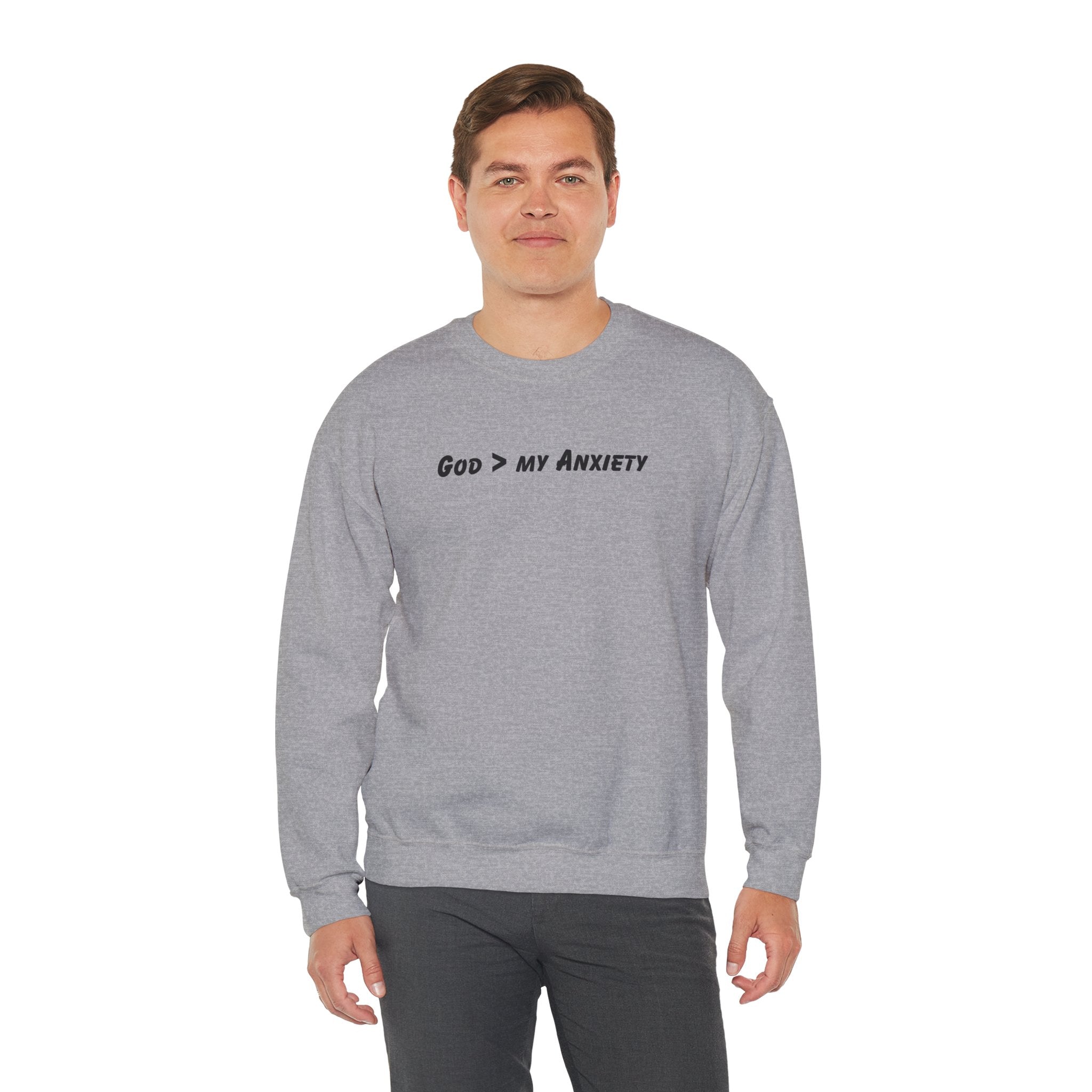 God > My Anxiety Crewneck Sweatshirt