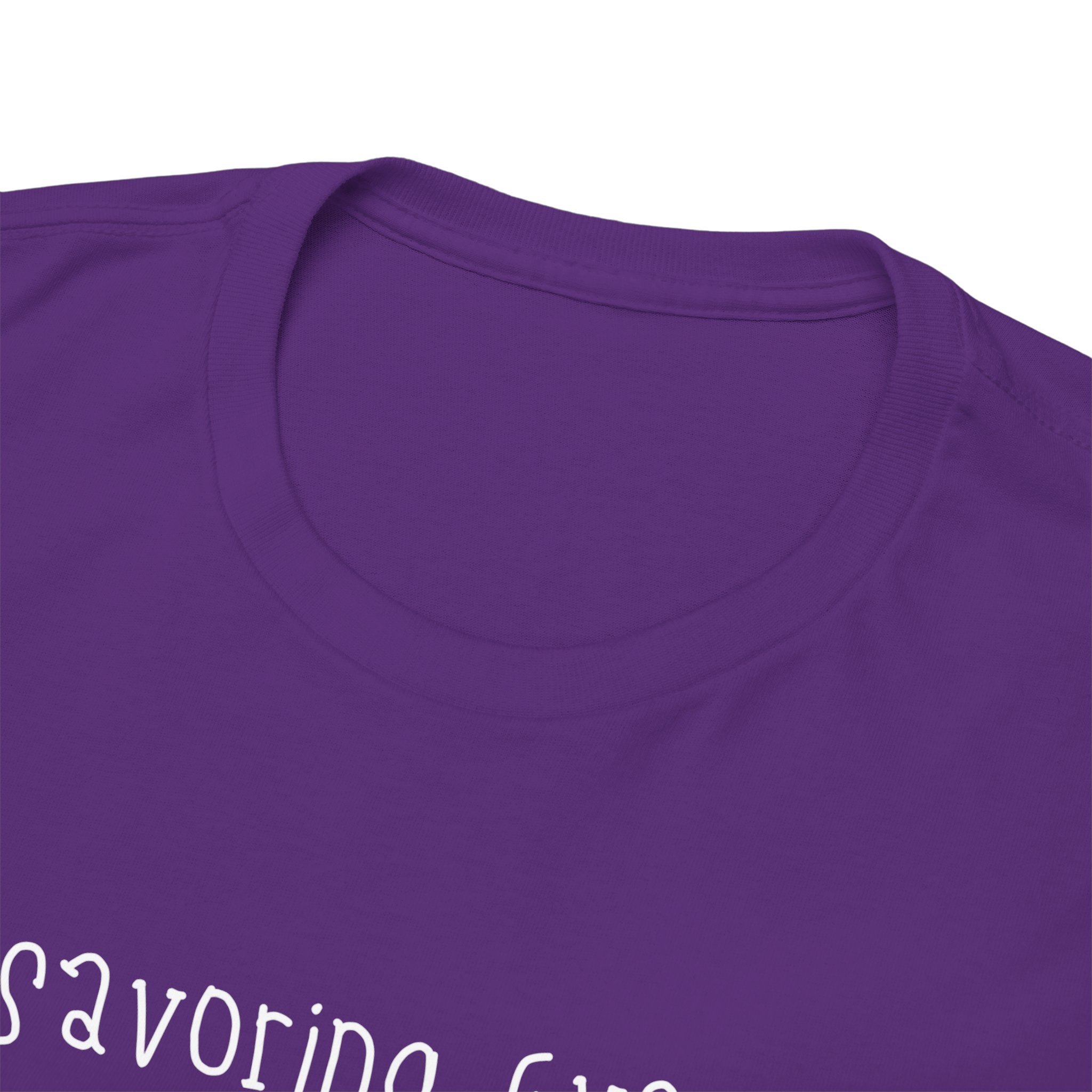 Savoring Every Moment Tee — Minimal Inspirational Black T-Shirt