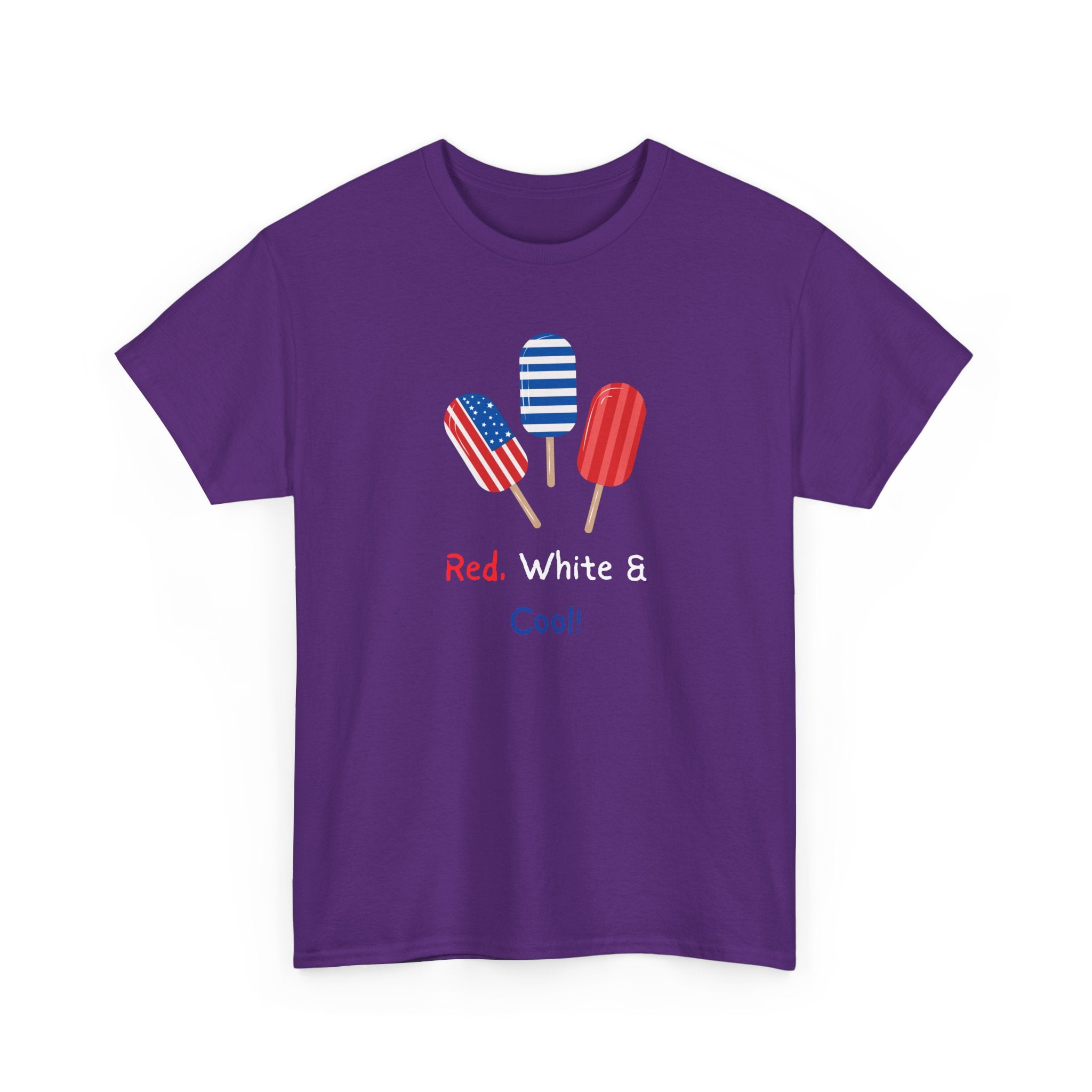 Patriotic Popsicle Tee – "Red, White & Cool" 4th of July T-Shirt