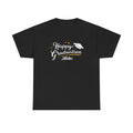 Graduation T-Shirt — “Happy Graduation” Cap Design with Custom Name & “Proud Mom of the Graduate” Back