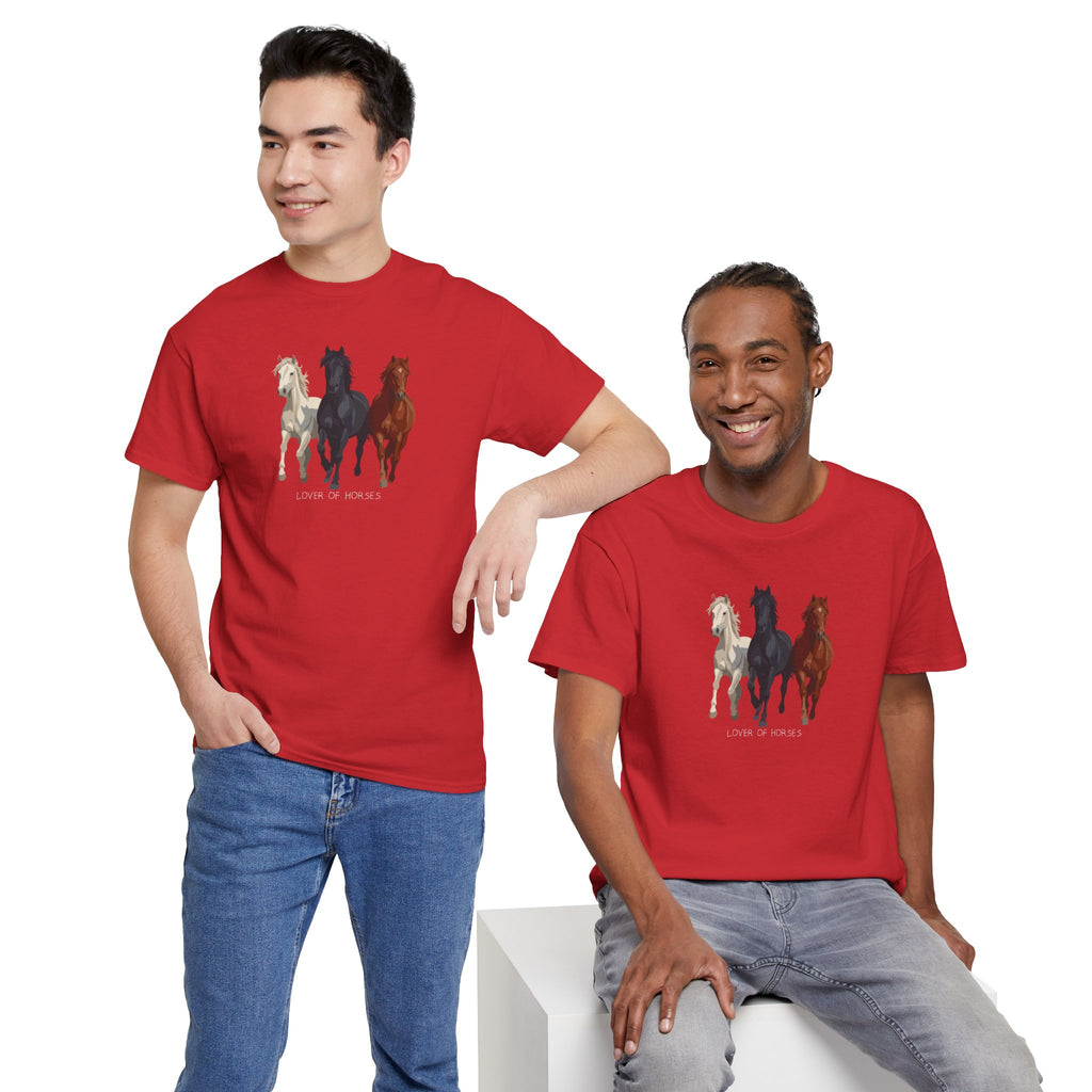 T-Shirt — Three Horses 'Love is Love' Pride Graphic Tee
