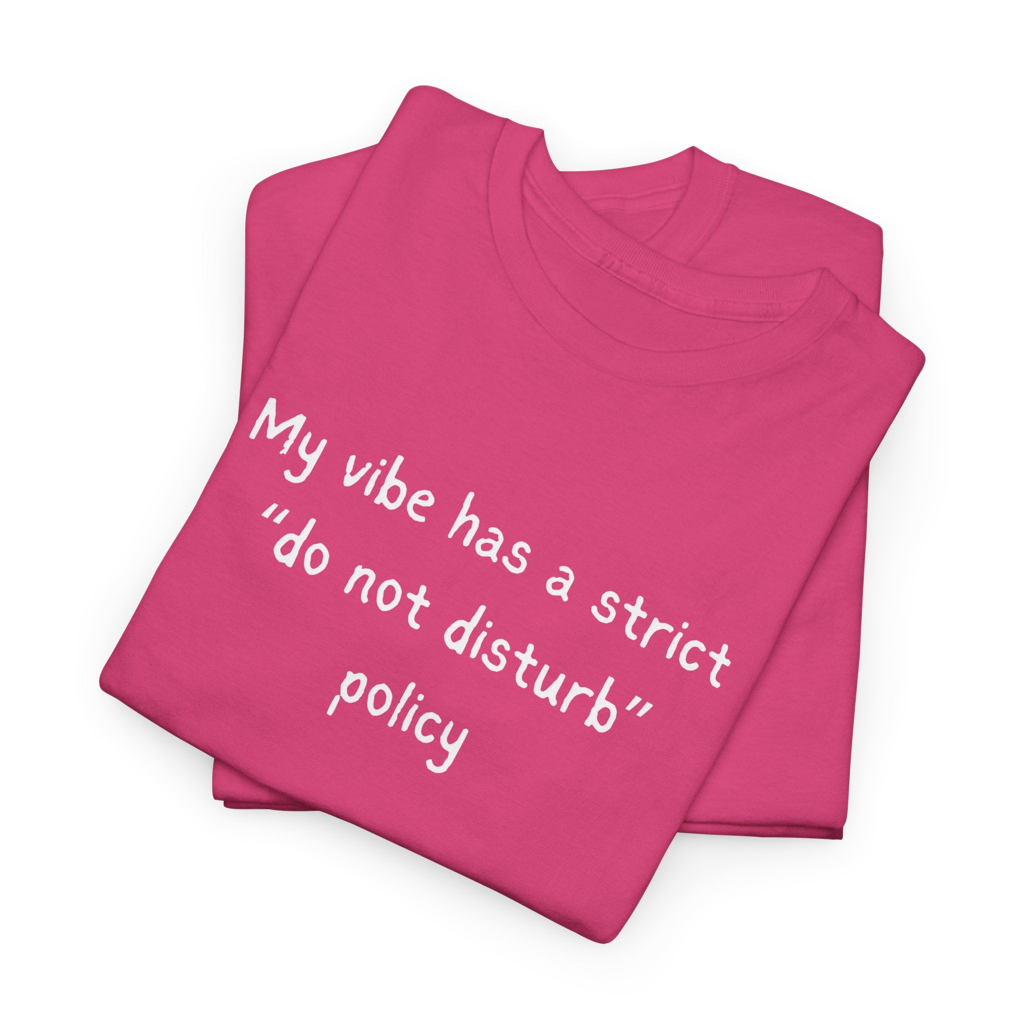 Do Not Disturb Tee — “My vibe has a strict ‘do not disturb’ policy” Graphic T-Shirt