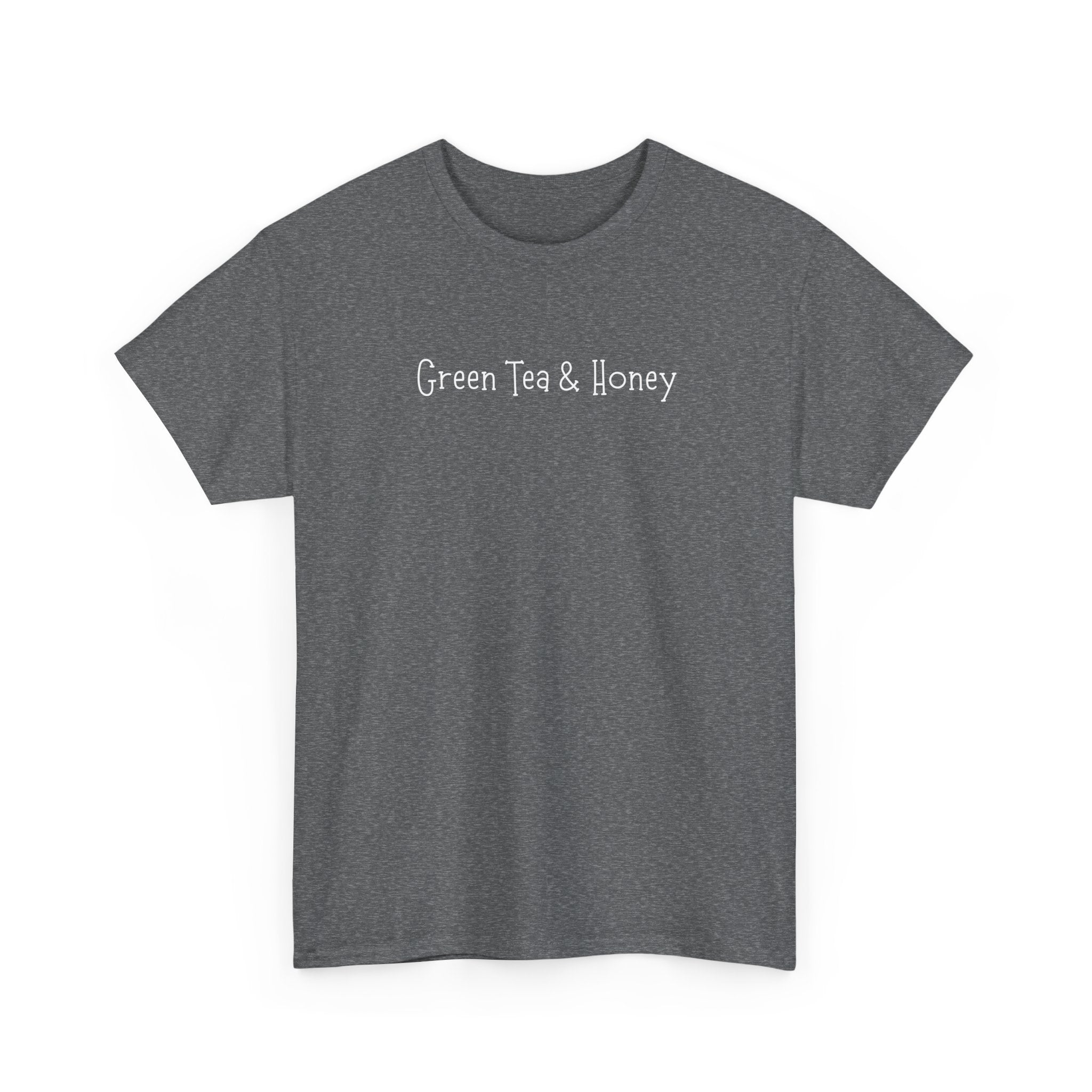 Green Tea & Honey Tee — Minimalist Tea Lover T-Shirt