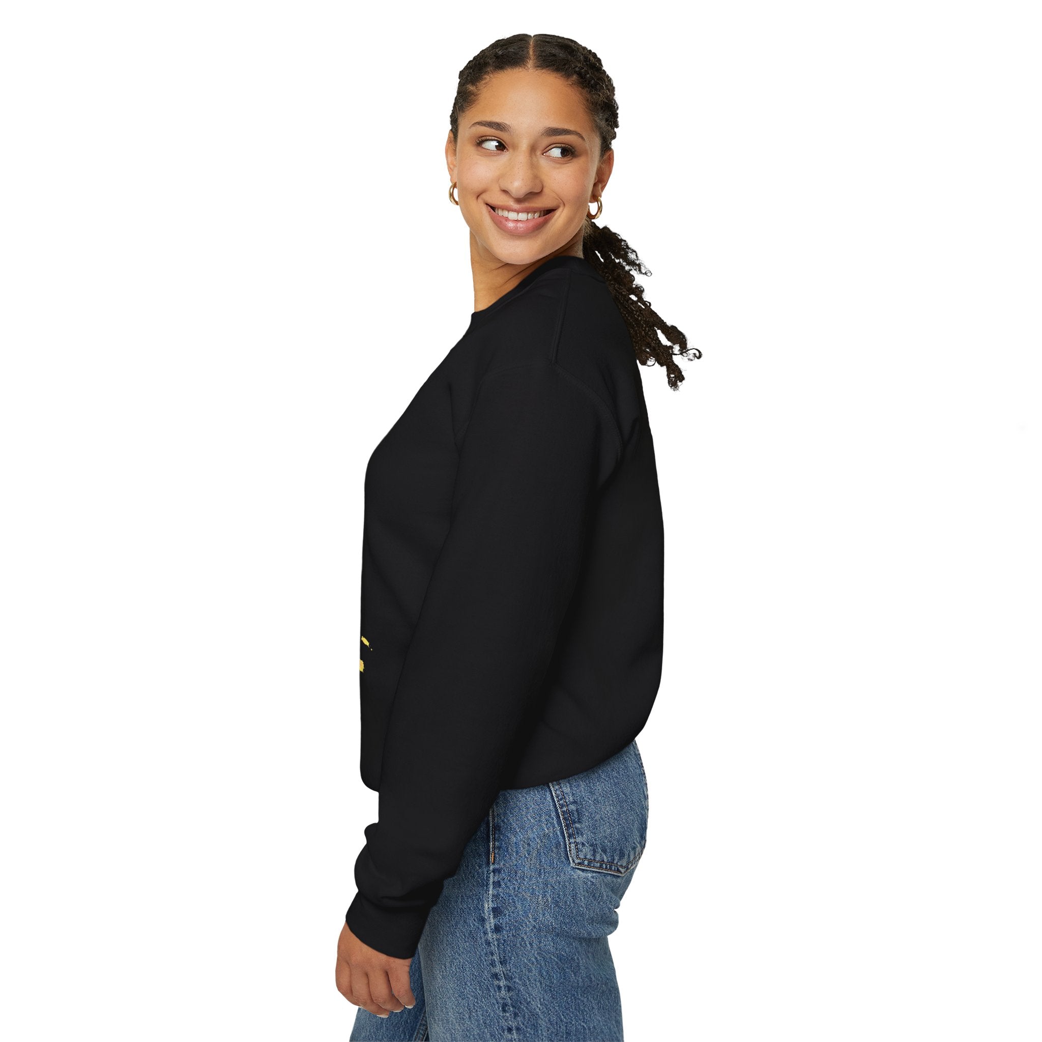 Crewneck Sweatshirt — "Bold, Bright, and Beautifully Messy" Color Splash