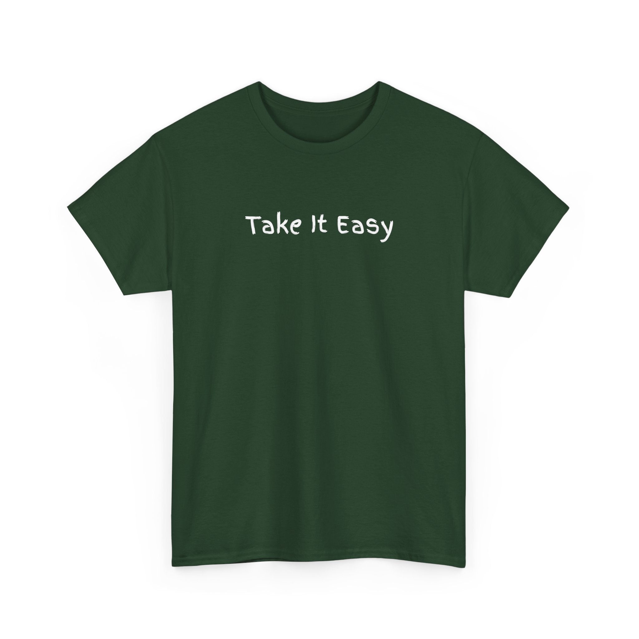 Take It Easy T-Shirt — Minimal Relaxed Graphic Tee