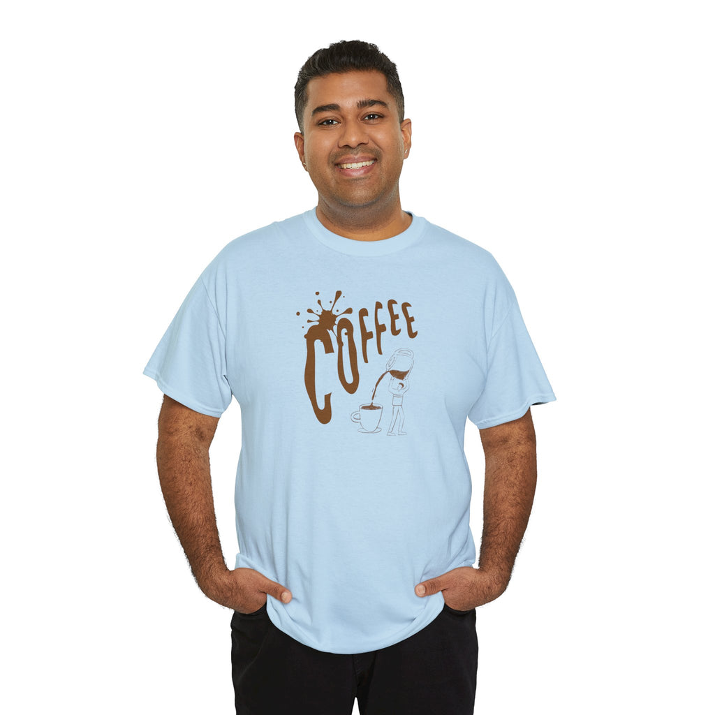 Coffee Splash T‑Shirt — Retro Coffee Typography Tee