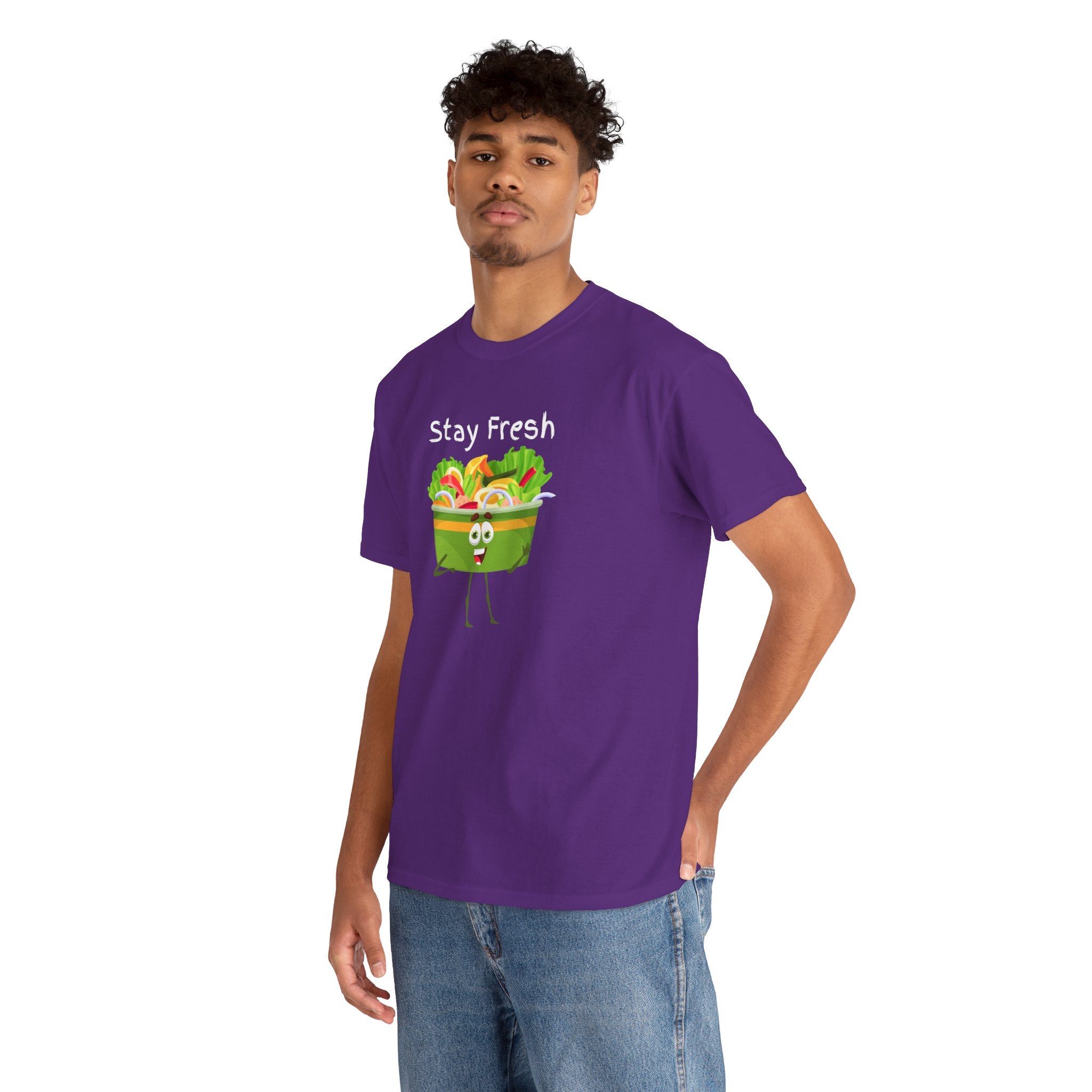 Stay Fresh Salad Tee – Cute Veggie Graphic T-Shirt