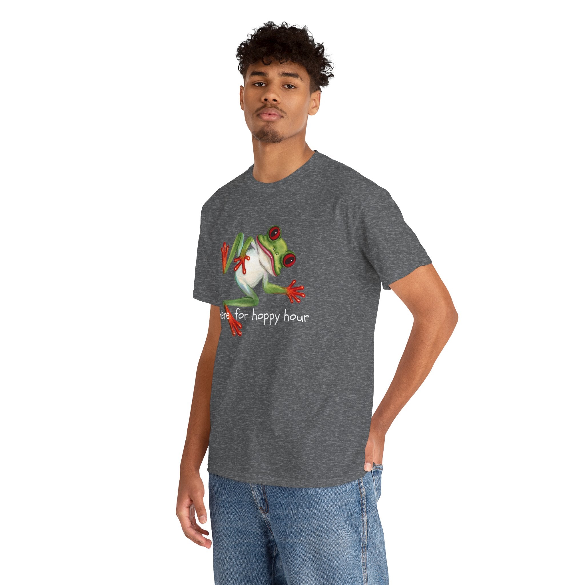 Red-Eyed Tree Frog Graphic Tee — Cute Tropical Frog Shirt for Nature Lovers