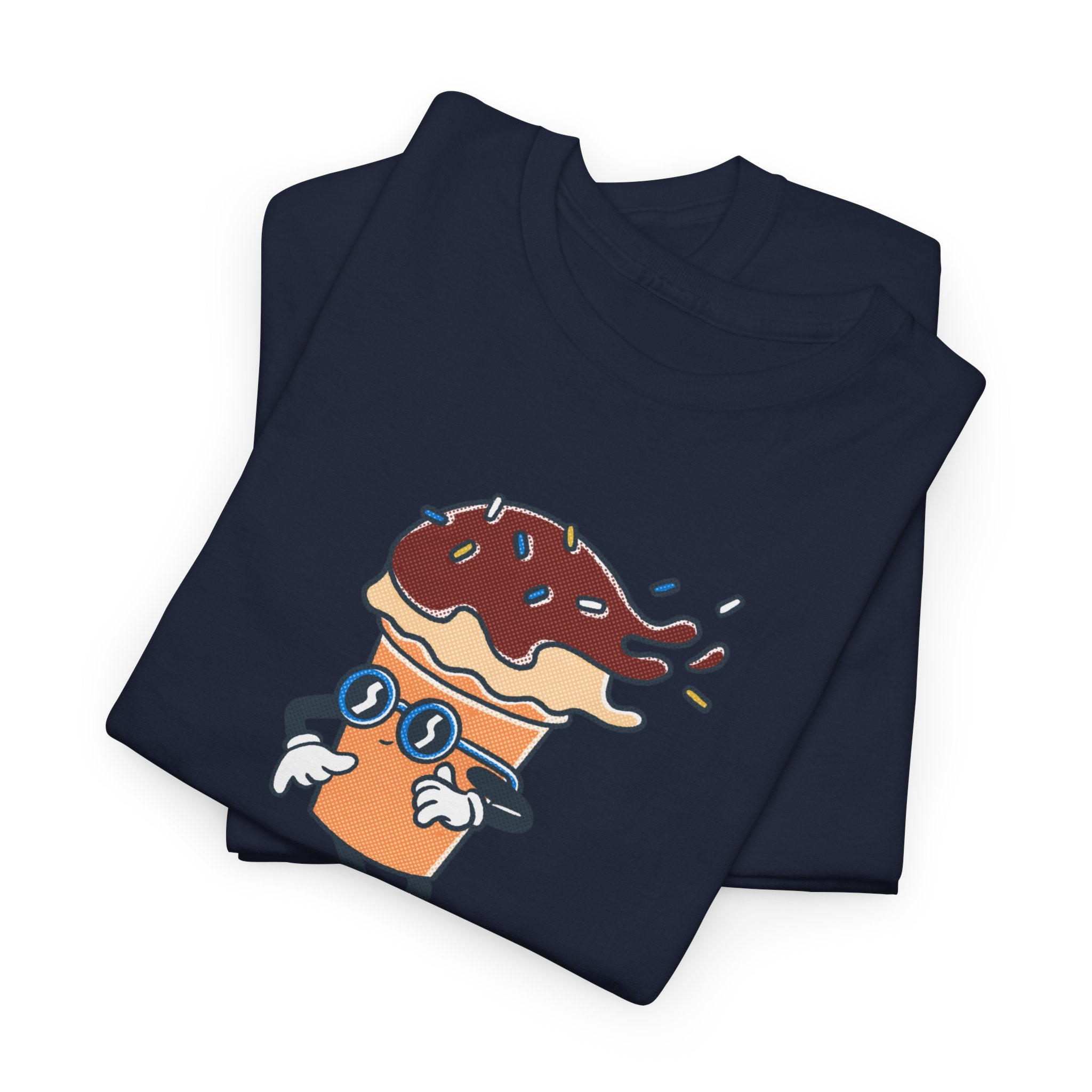 Donut Skateboard Cartoon Tee — "Can’t Stop Me" Graphic T-Shirt