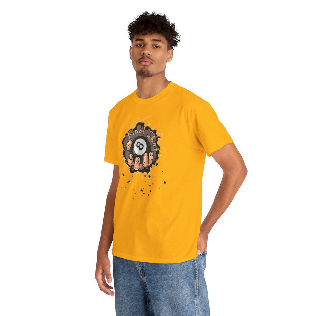 Eight Ball Pocket Tee — "Final Say" Billiards Graphic Shirt