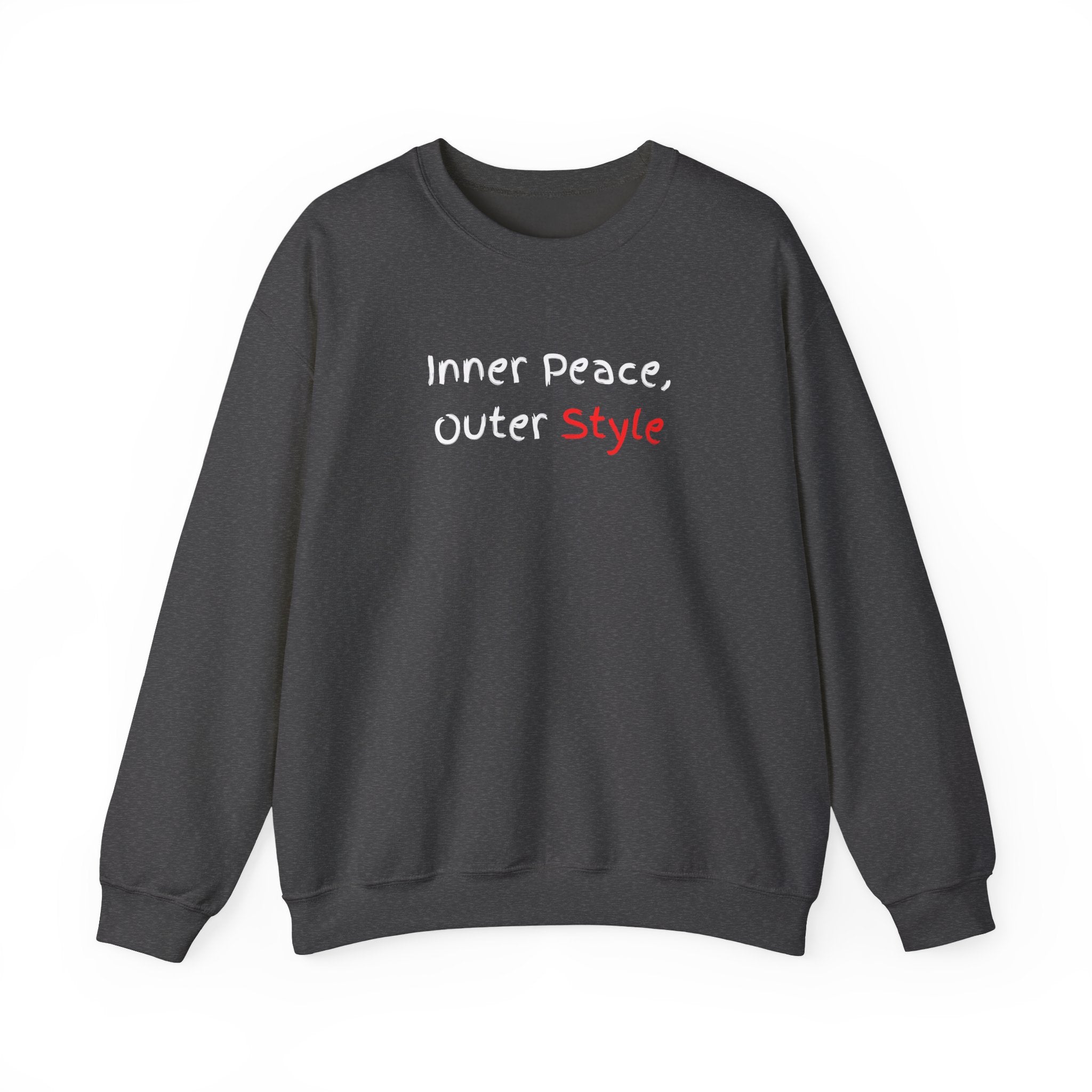 Crewneck Sweatshirt "Style" Minimalist Pink Script – Casual Everyday Fashion