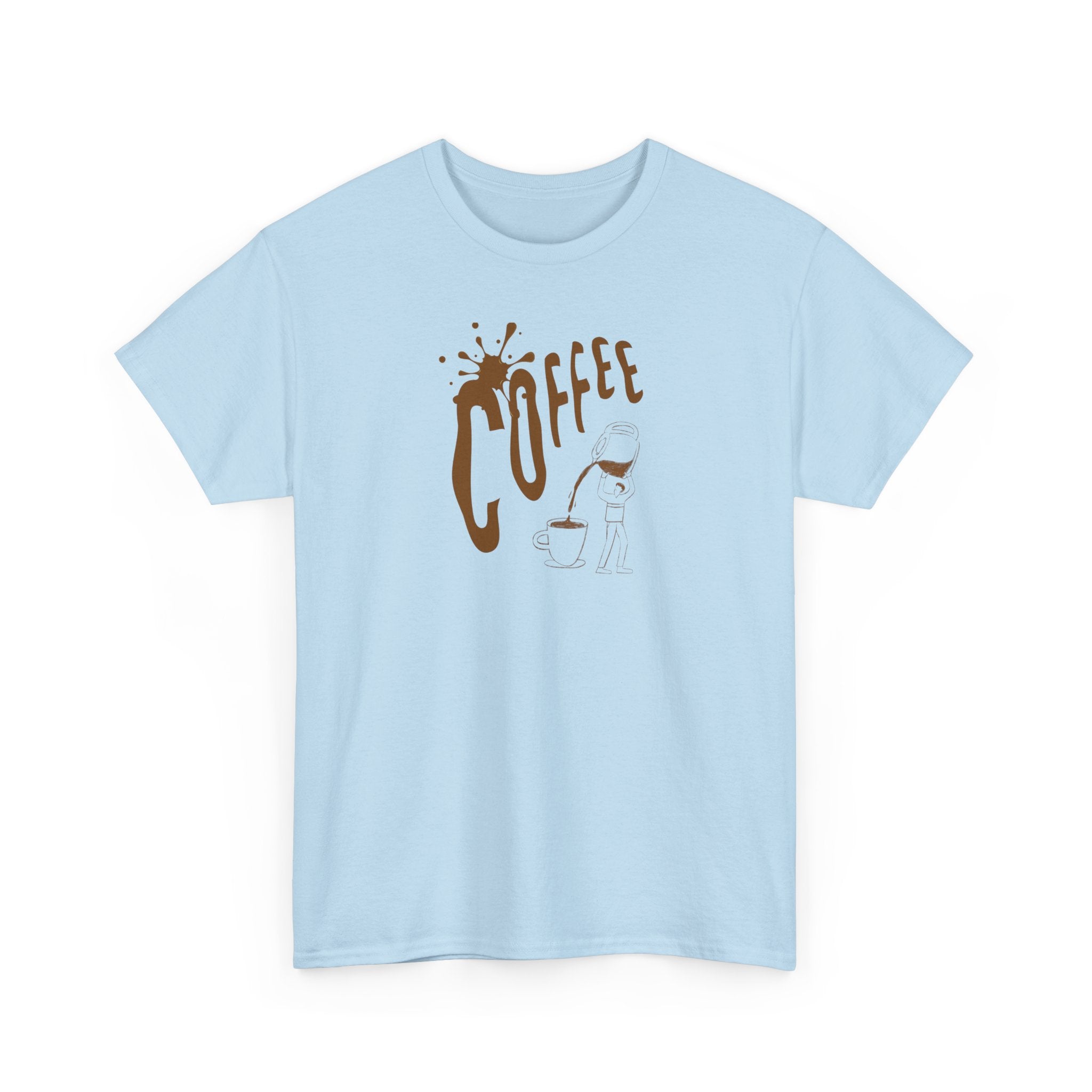 Coffee Splash T‑Shirt — Retro Coffee Typography Tee