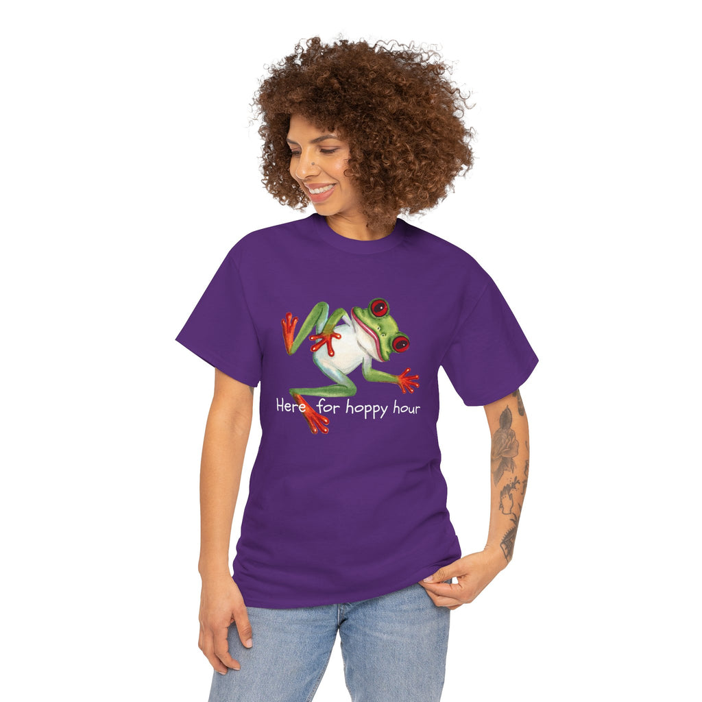Red-Eyed Tree Frog Graphic Tee — Cute Tropical Frog Shirt for Nature Lovers